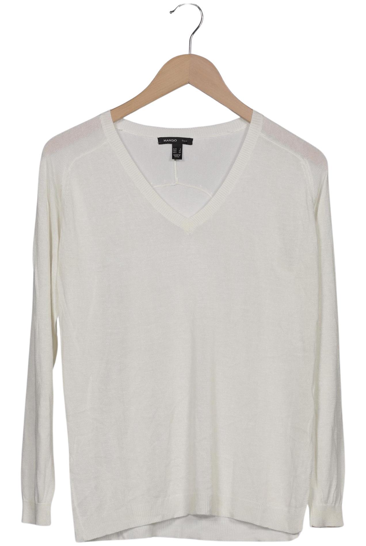 

Mango Damen Pullover, cremeweiß, Gr. 36