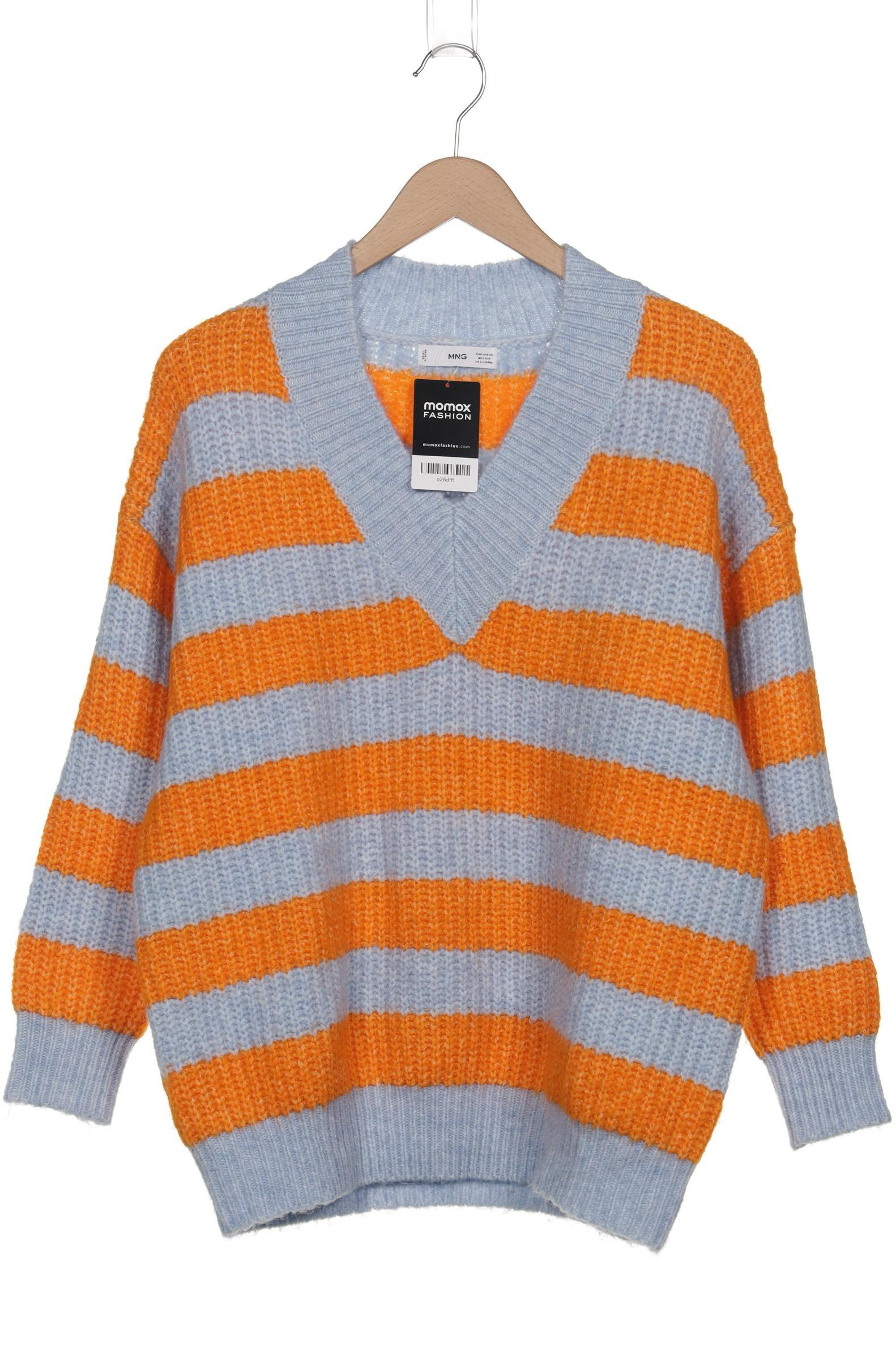 

Mango Damen Pullover, blau, Gr. 34