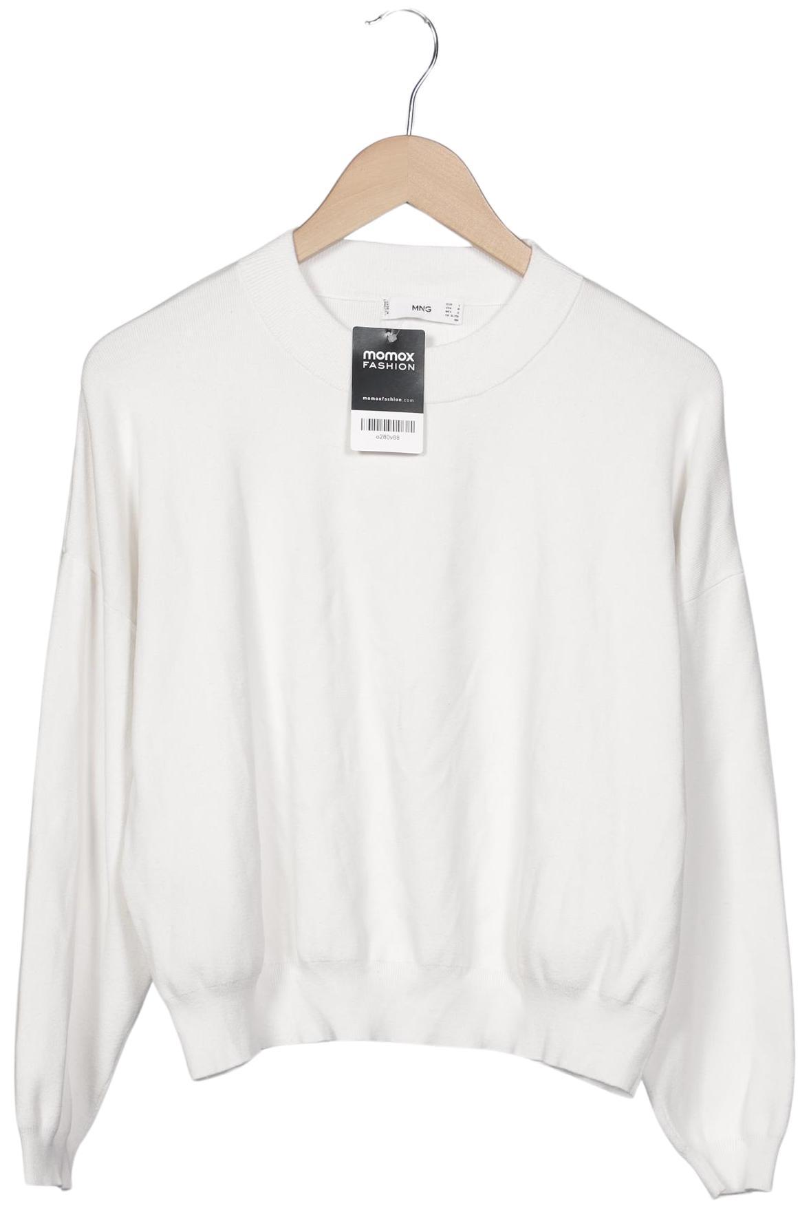 

Mango Damen Pullover, weiß, Gr. 42