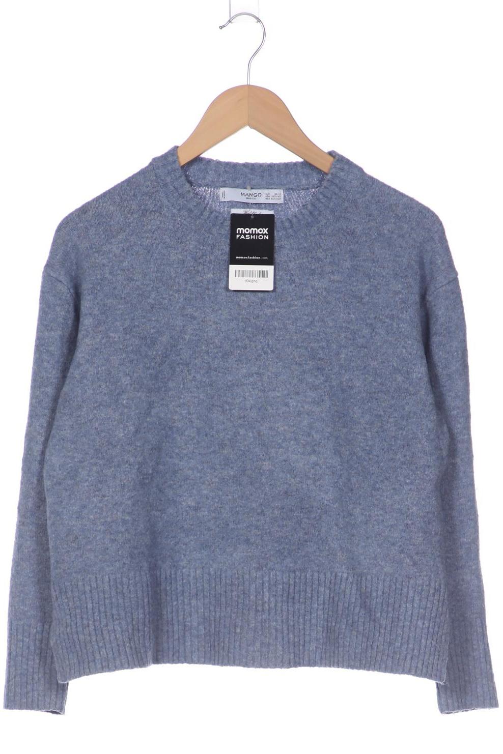 

Mango Damen Pullover, blau, Gr. 34