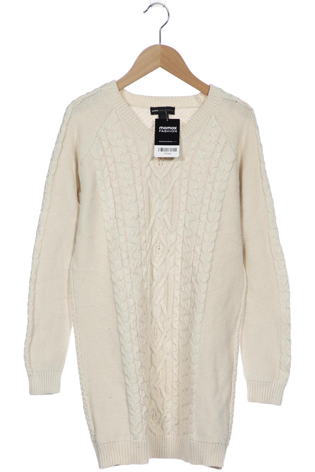 

MANGO Damen Pullover, cremeweiß
