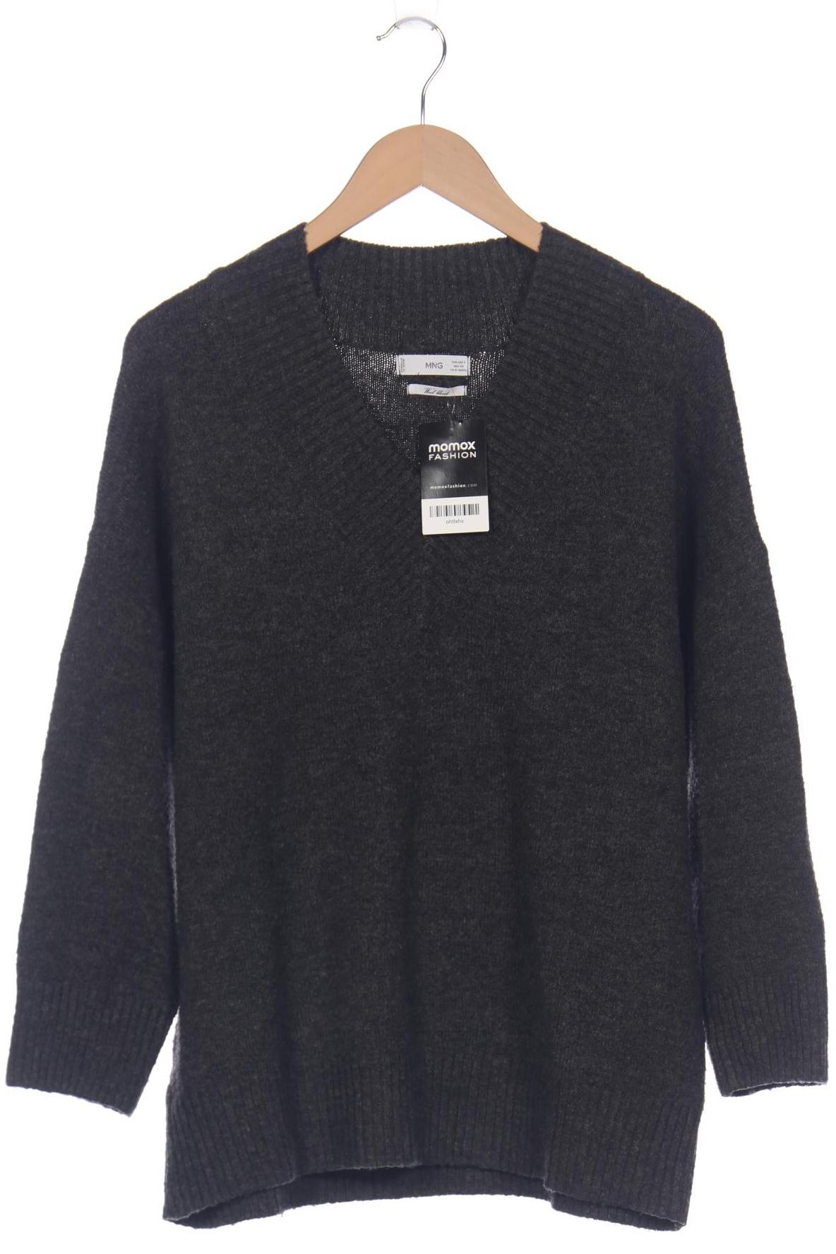 

Mango Damen Pullover, grau, Gr. 36