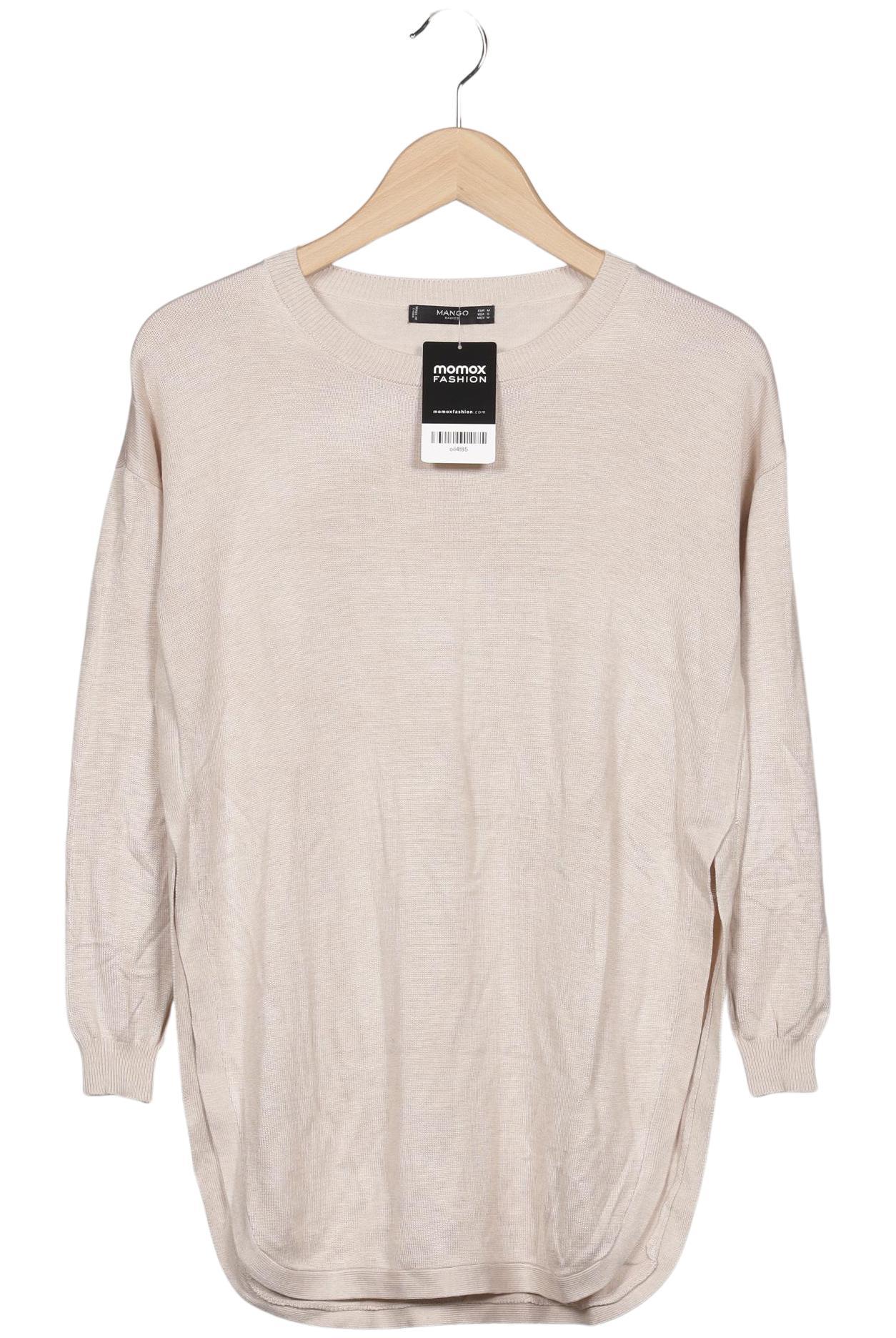 

Mango Damen Pullover, beige, Gr. 38