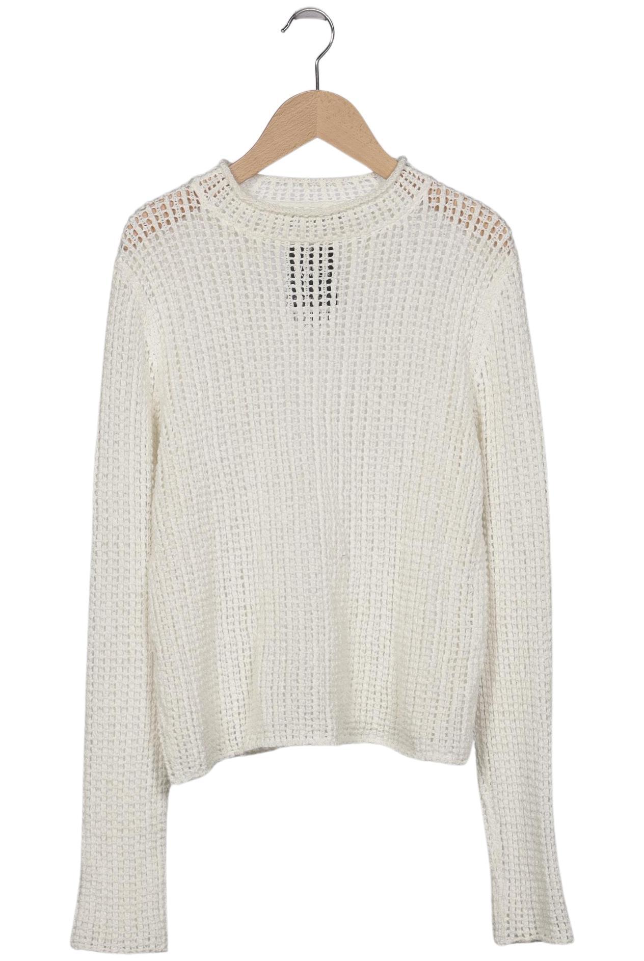 

Mango Damen Pullover, weiß, Gr. 42