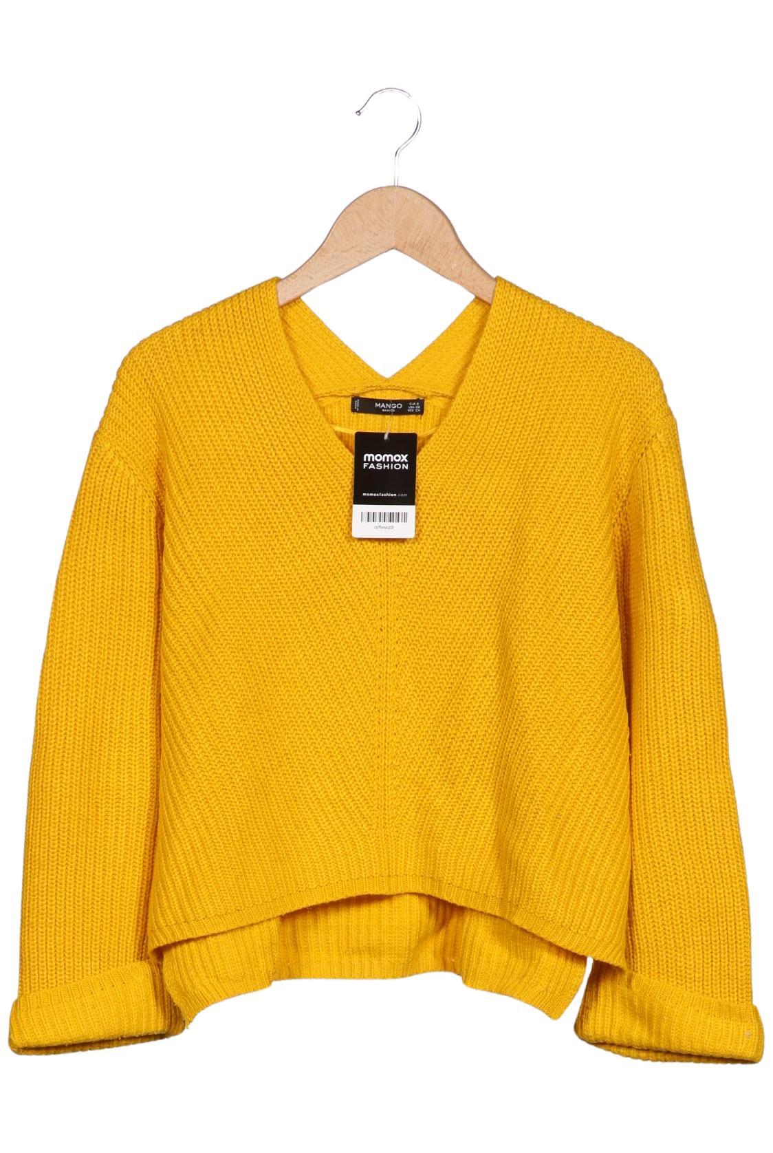 

Mango Damen Pullover, gelb, Gr. 36