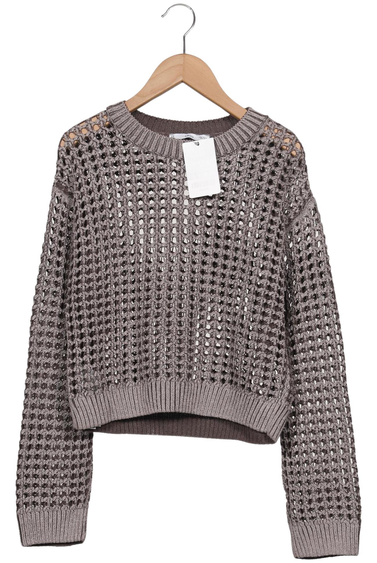 

Mango Damen Pullover, grau, Gr. 36
