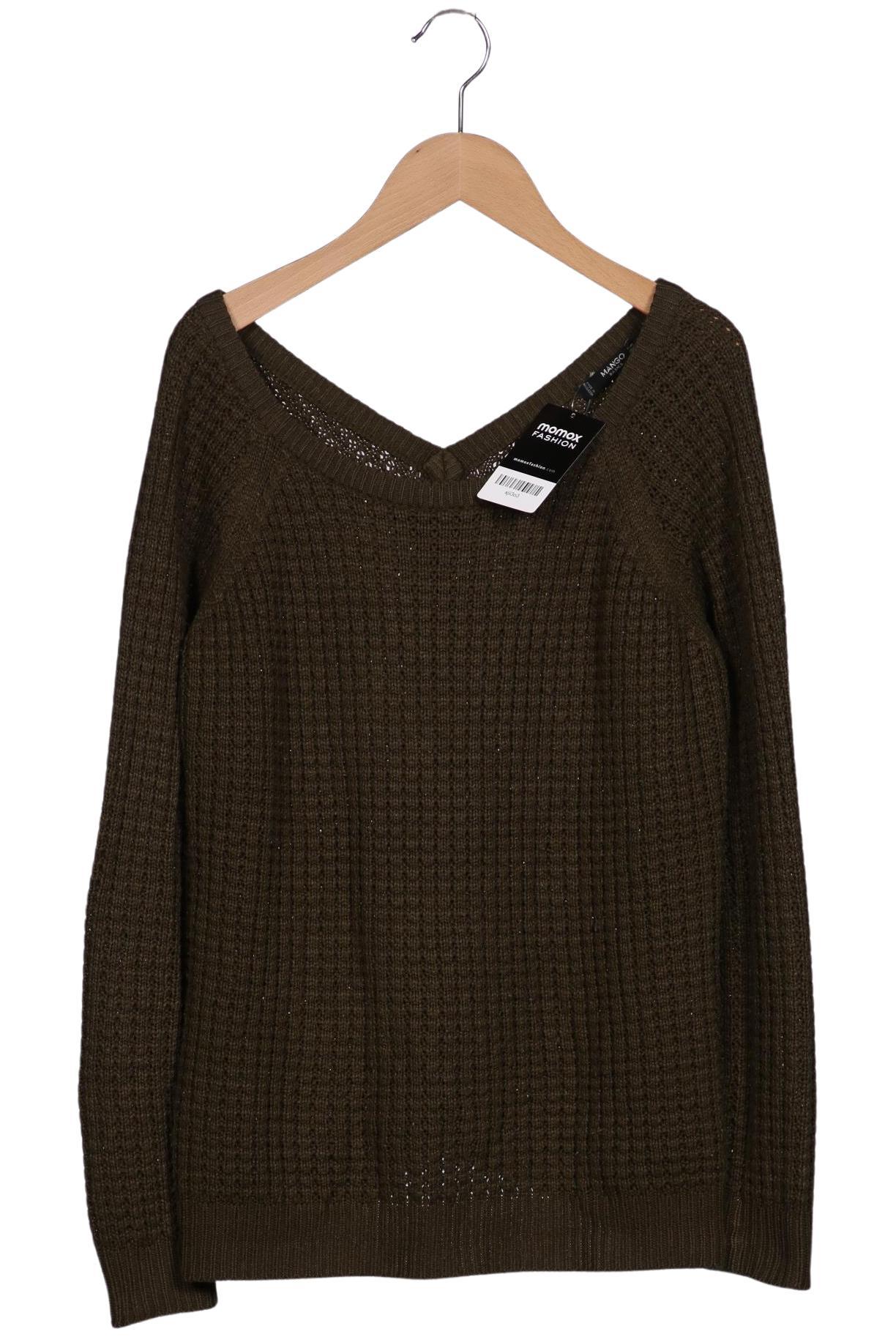 

Mango Damen Pullover, grün, Gr. 36