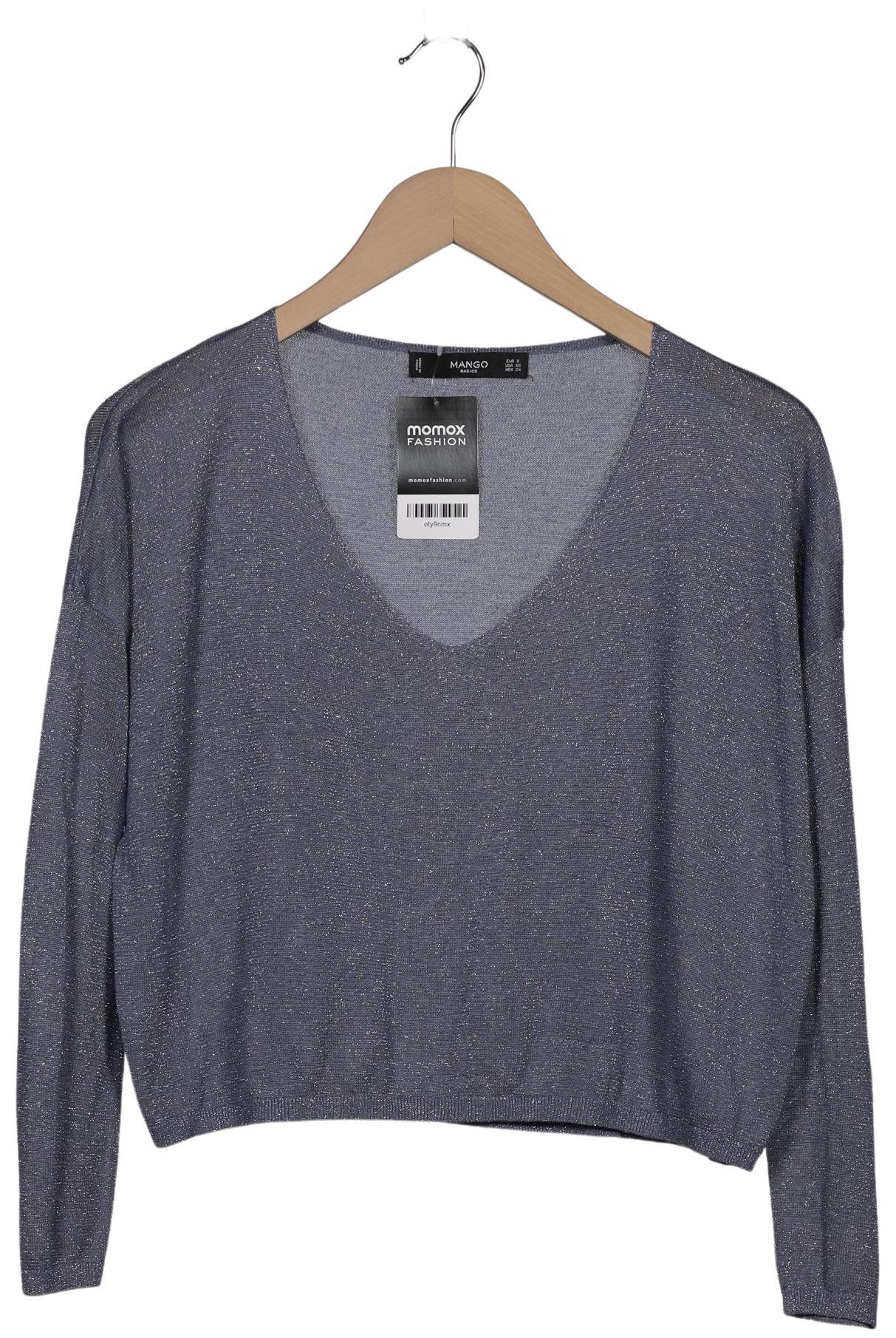 

Mango Damen Pullover, blau, Gr. 36