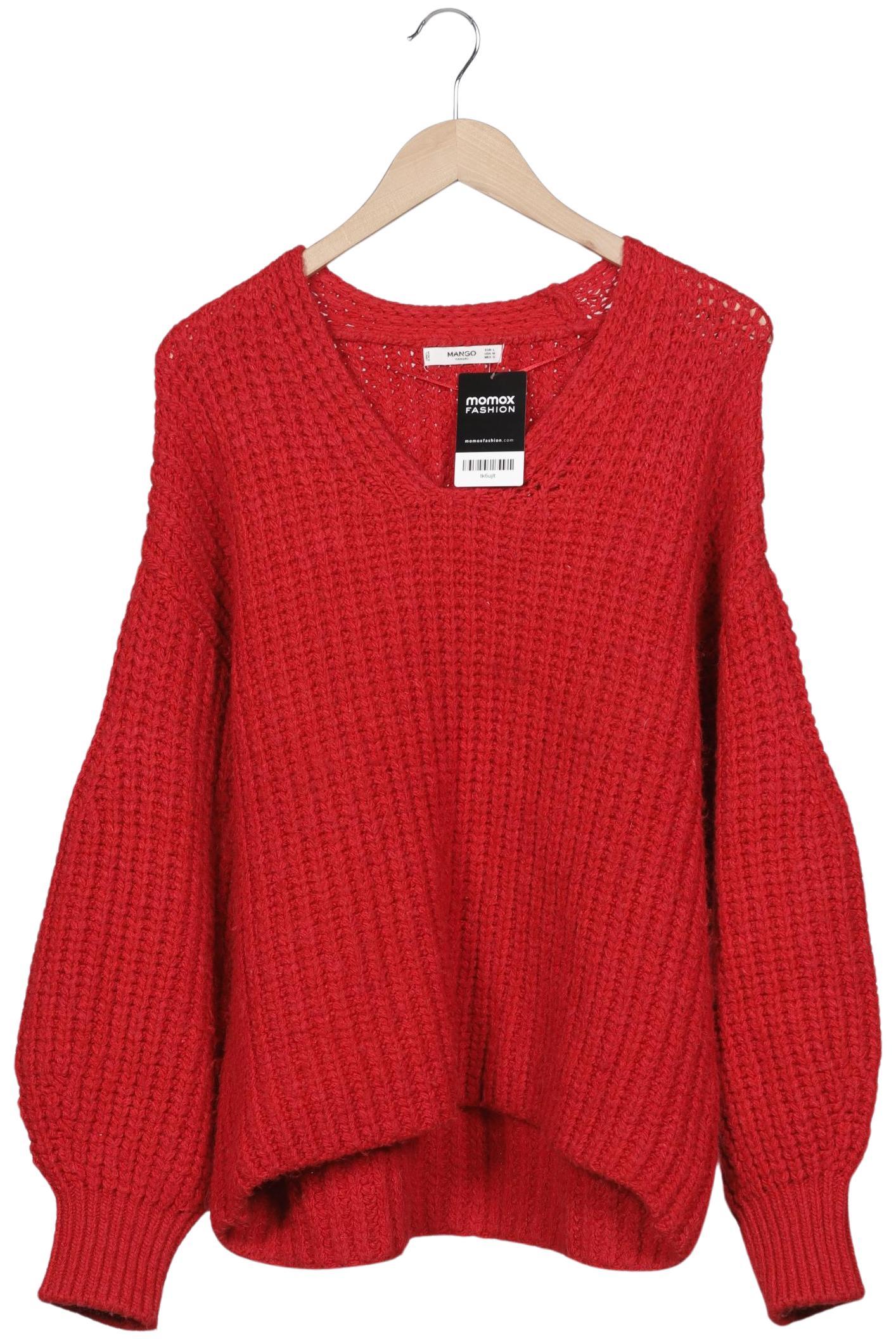 

Mango Damen Pullover, rot, Gr. 42