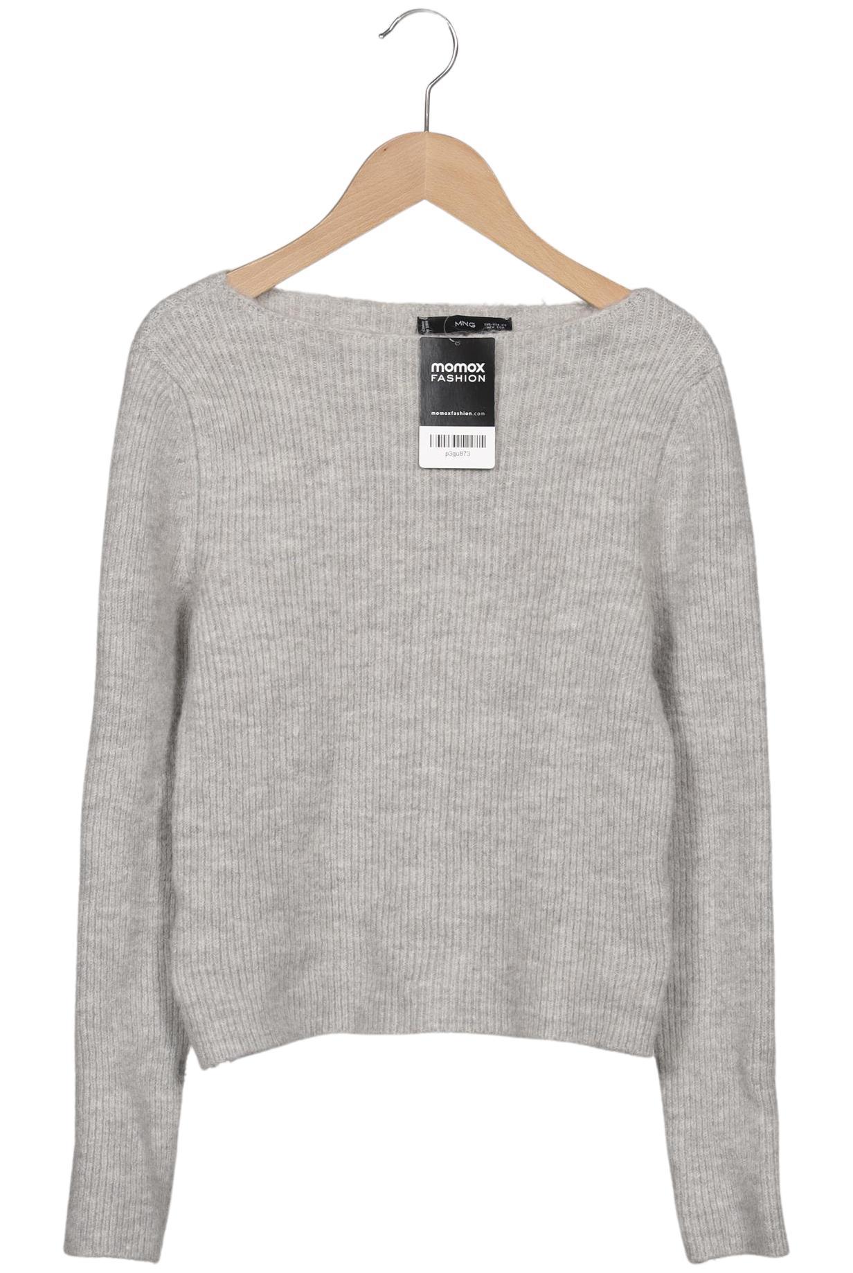 

Mango Damen Pullover, grau, Gr. 34