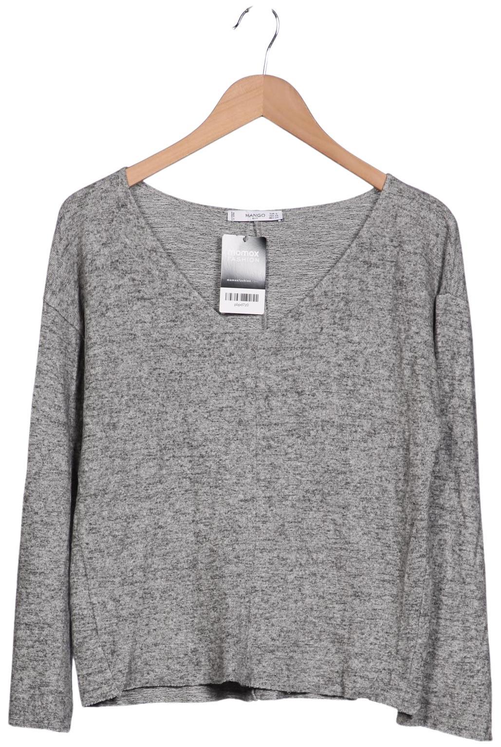 

Mango Damen Pullover, grau, Gr. 36