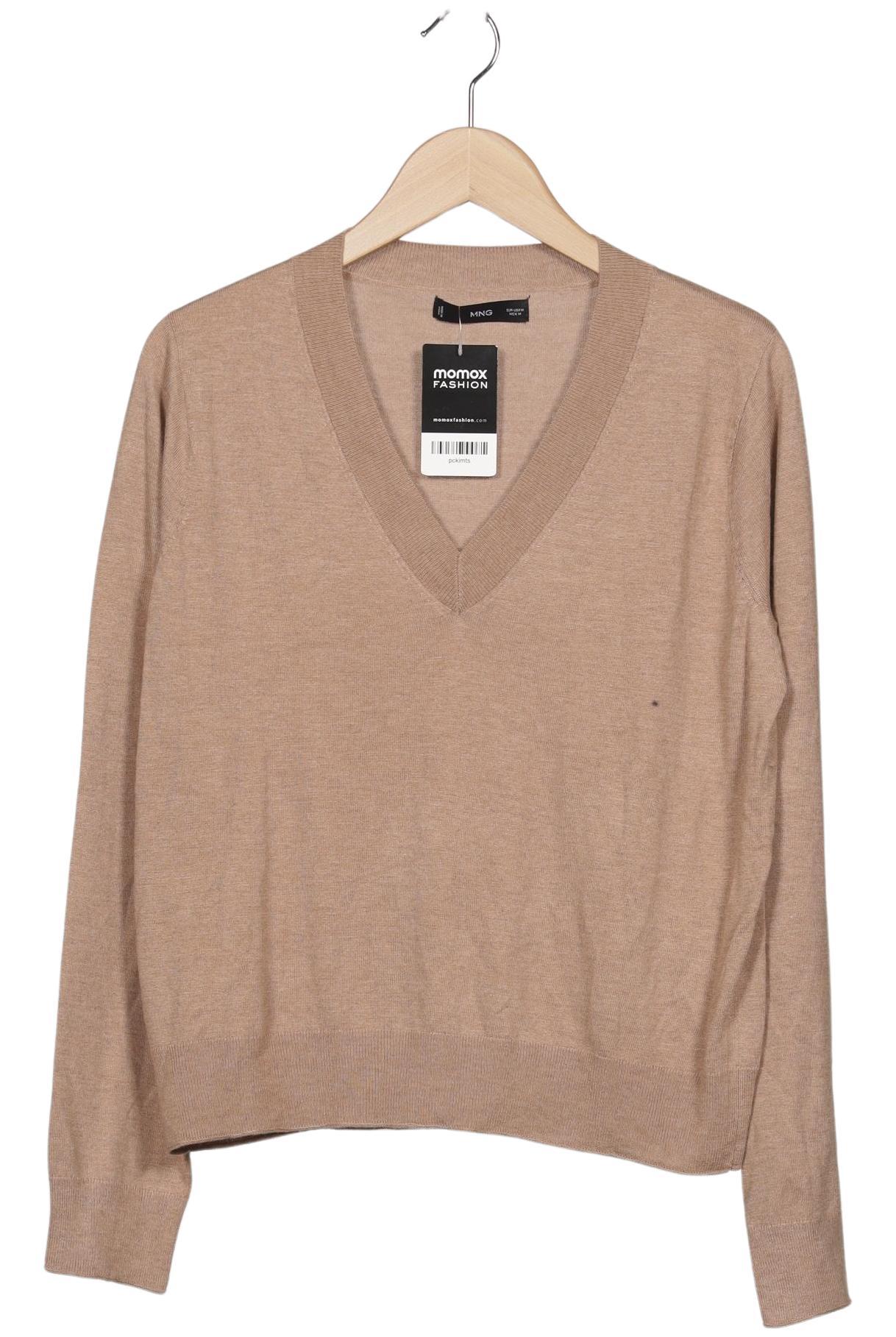 

Mango Damen Pullover, beige, Gr. 38