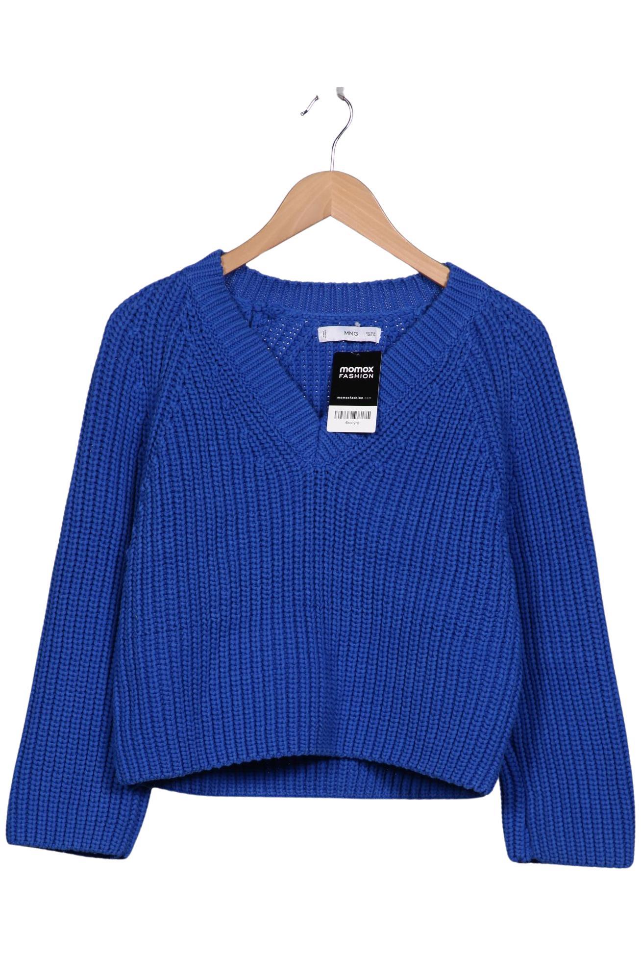 

Mango Damen Pullover, blau, Gr. 36