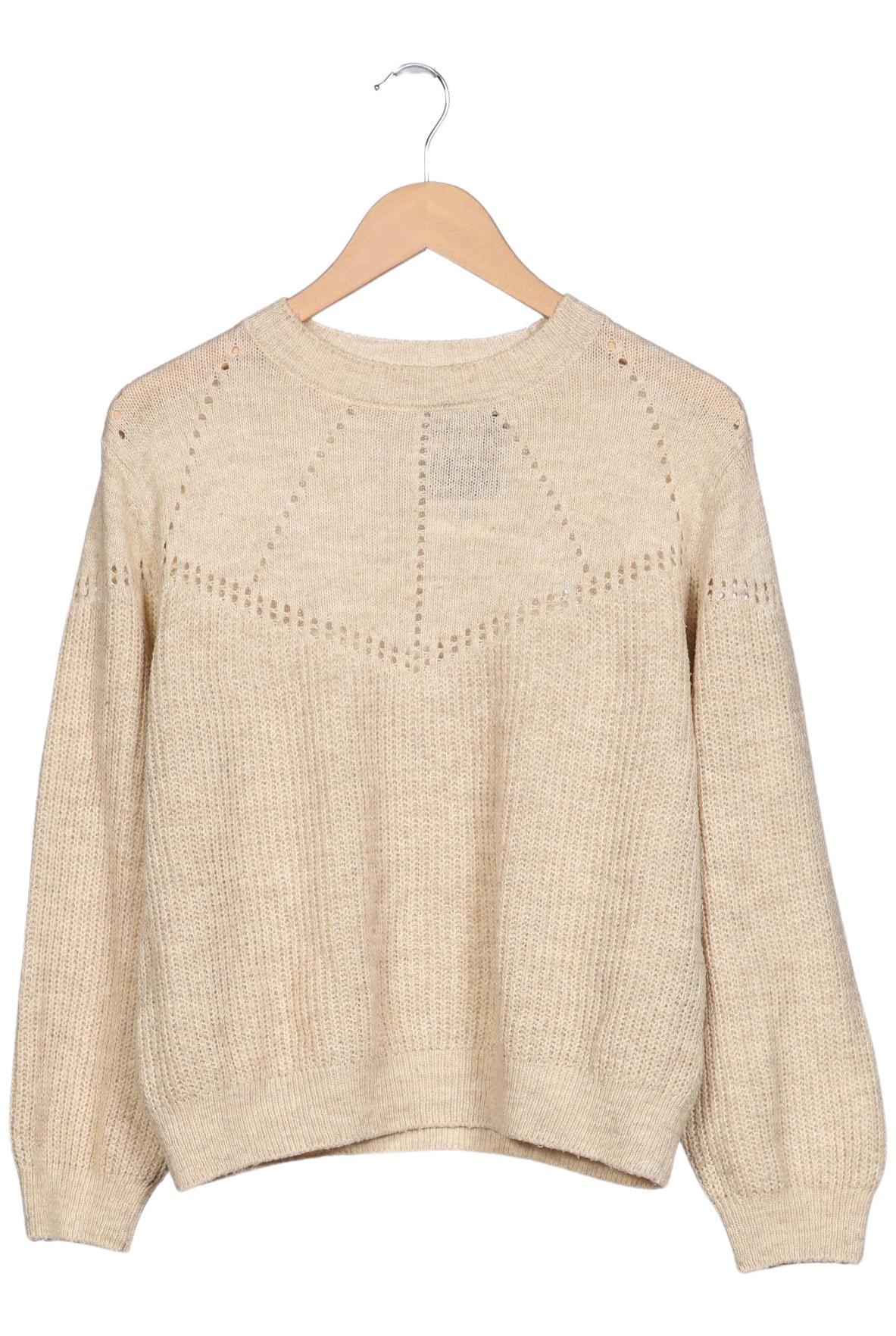 

Mango Damen Pullover, beige, Gr. 36