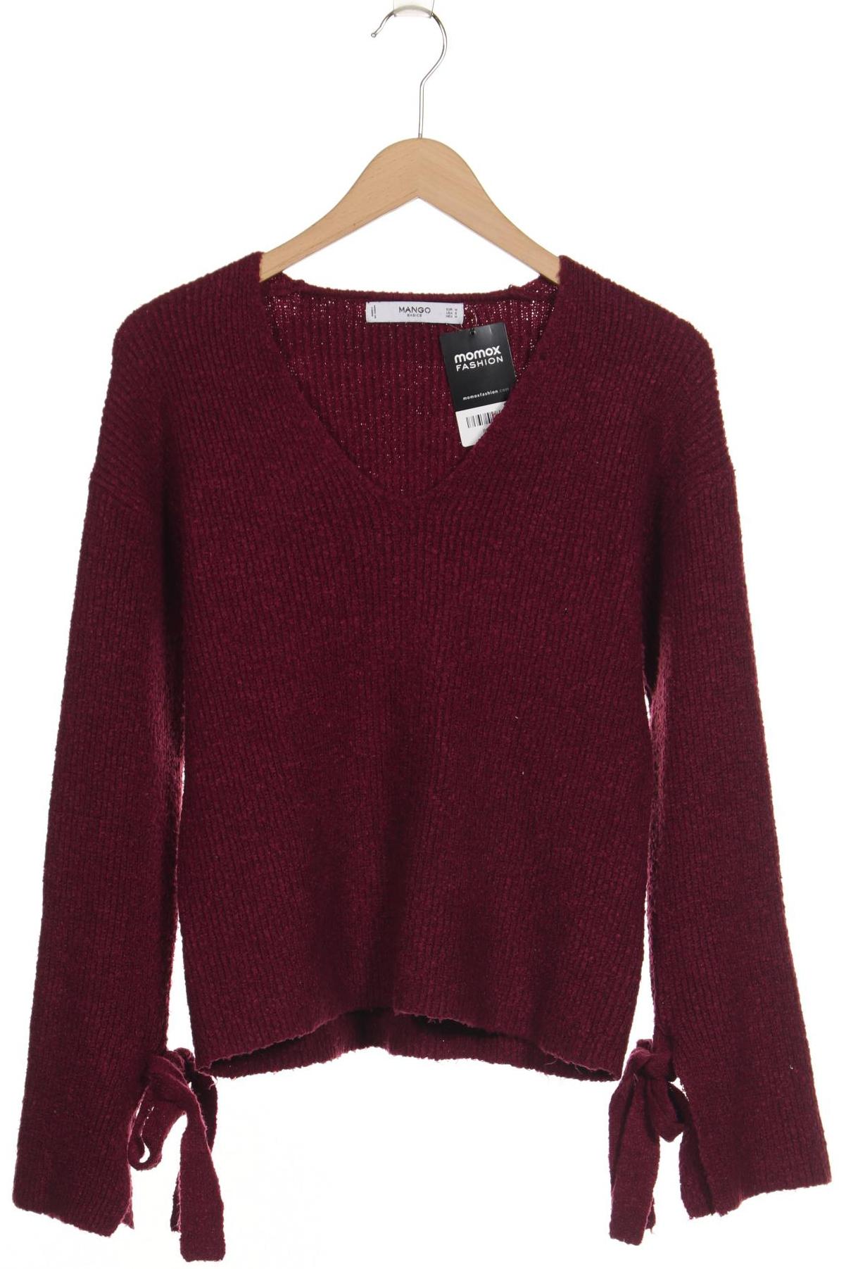 

Mango Damen Pullover, bordeaux, Gr. 38