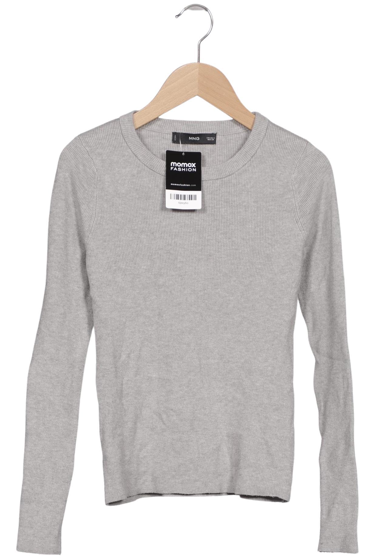 

Mango Damen Pullover, grau, Gr. 36