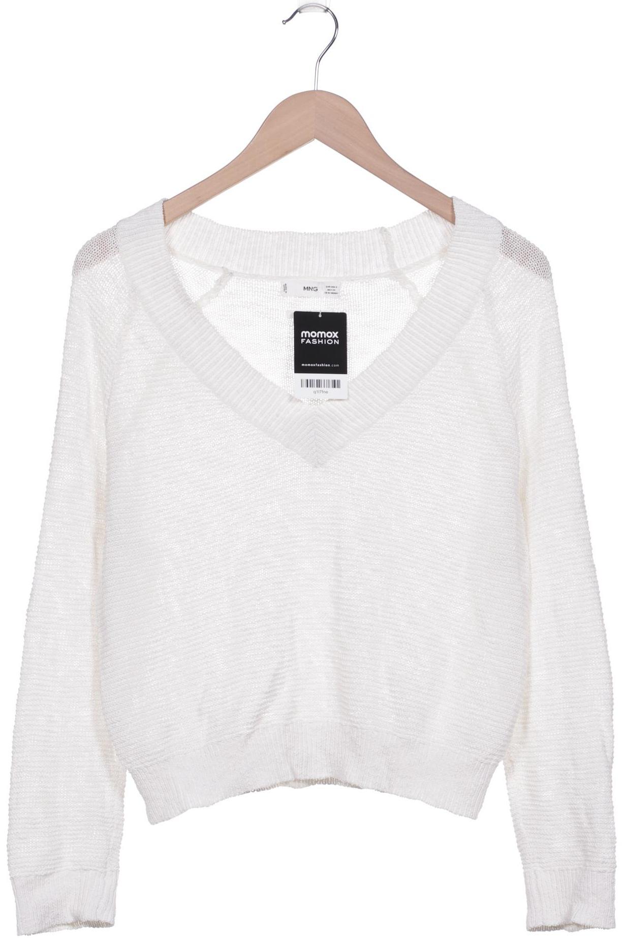 

MANGO Damen Pullover, cremeweiß