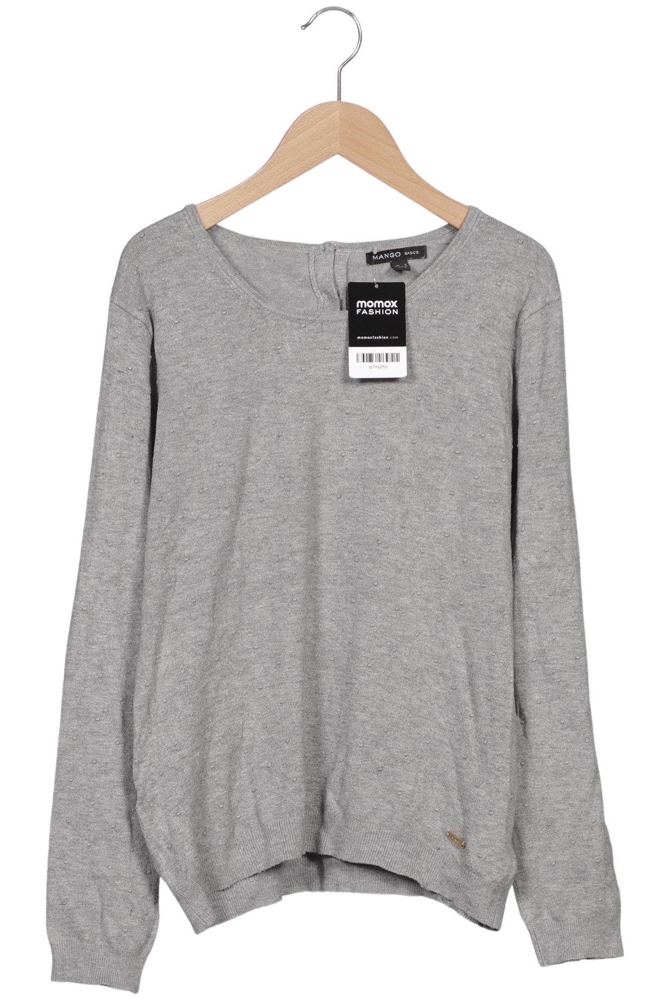 

Mango Damen Pullover, grau, Gr. 38