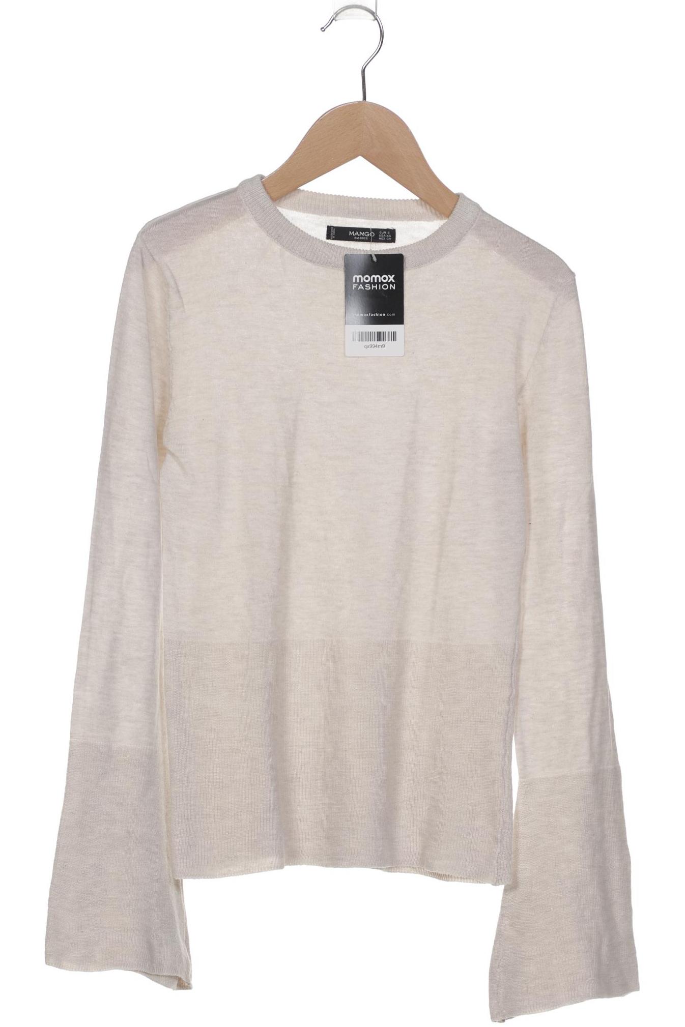 

Mango Damen Pullover, beige, Gr. 36