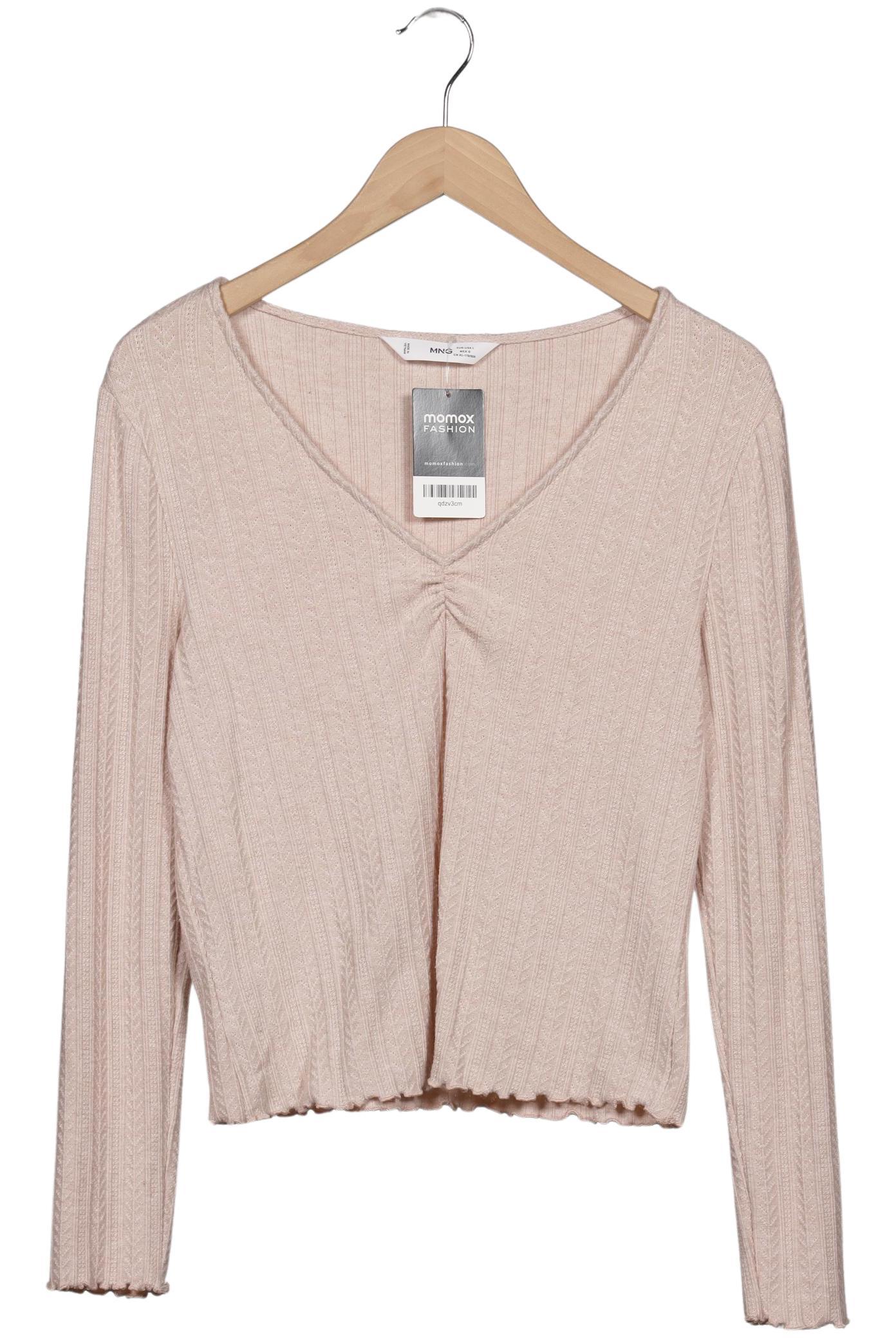 

Mango Damen Pullover, beige, Gr. 42