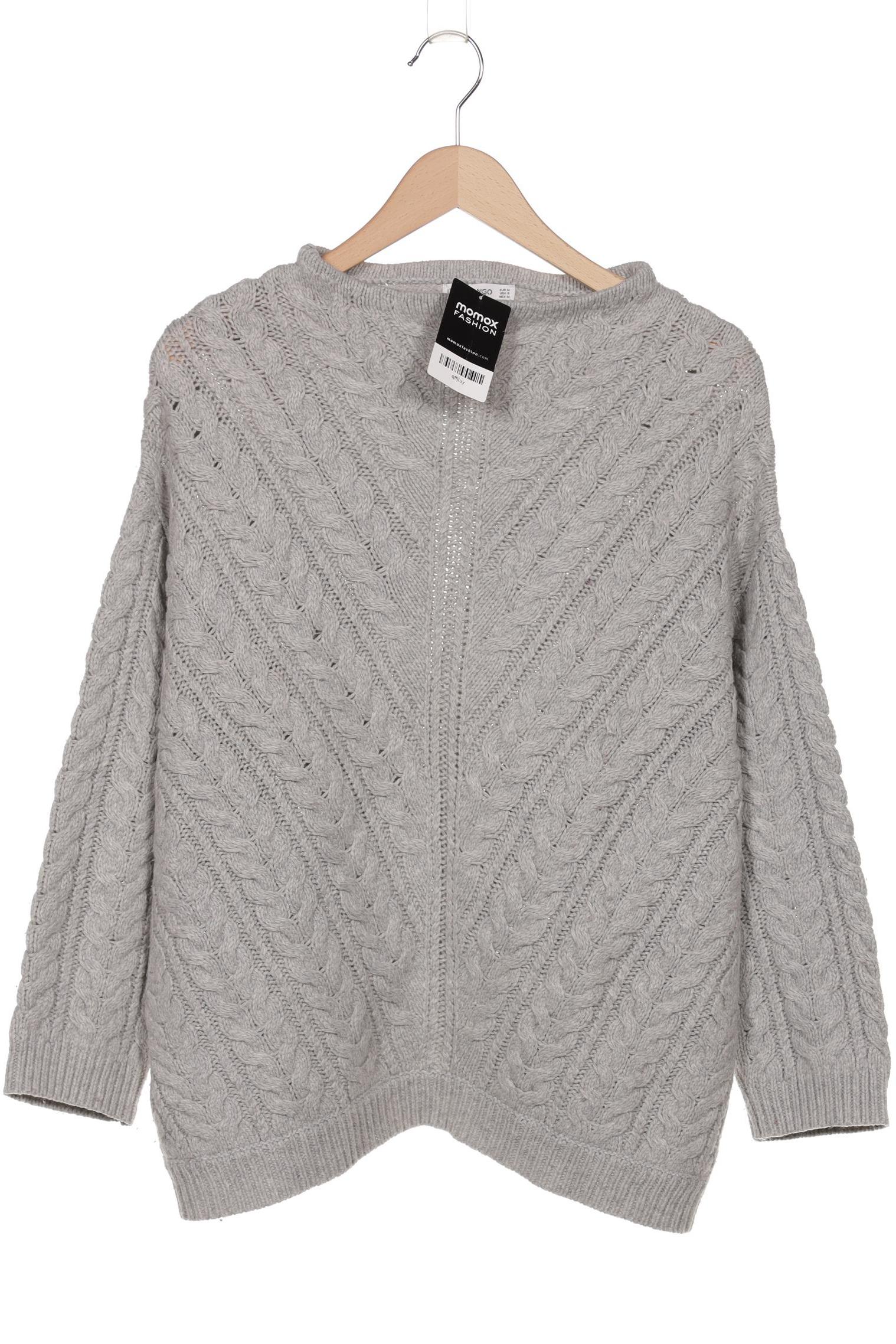 

Mango Damen Pullover, grau, Gr. 38