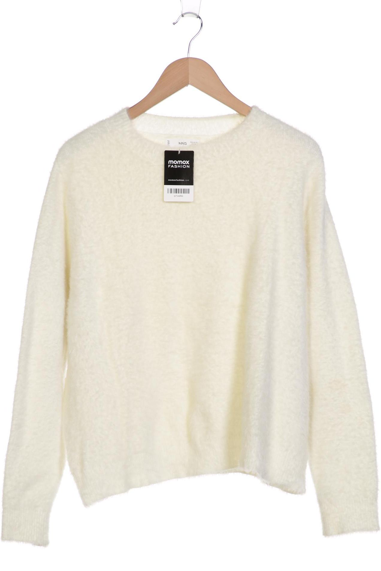 

Mango Damen Pullover, weiß, Gr. 44