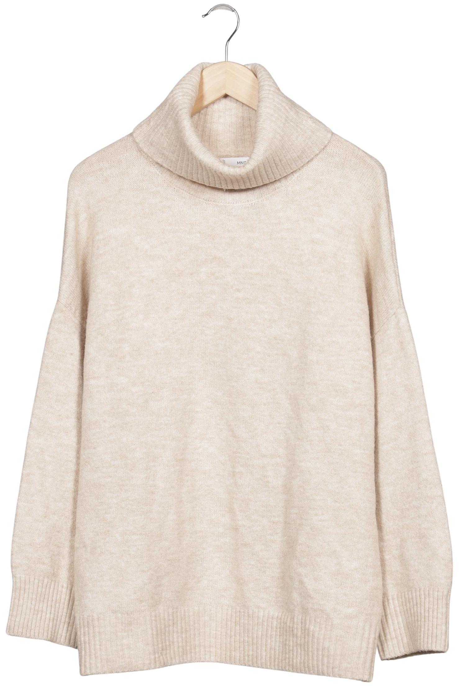 

Mango Damen Pullover, beige, Gr. 38