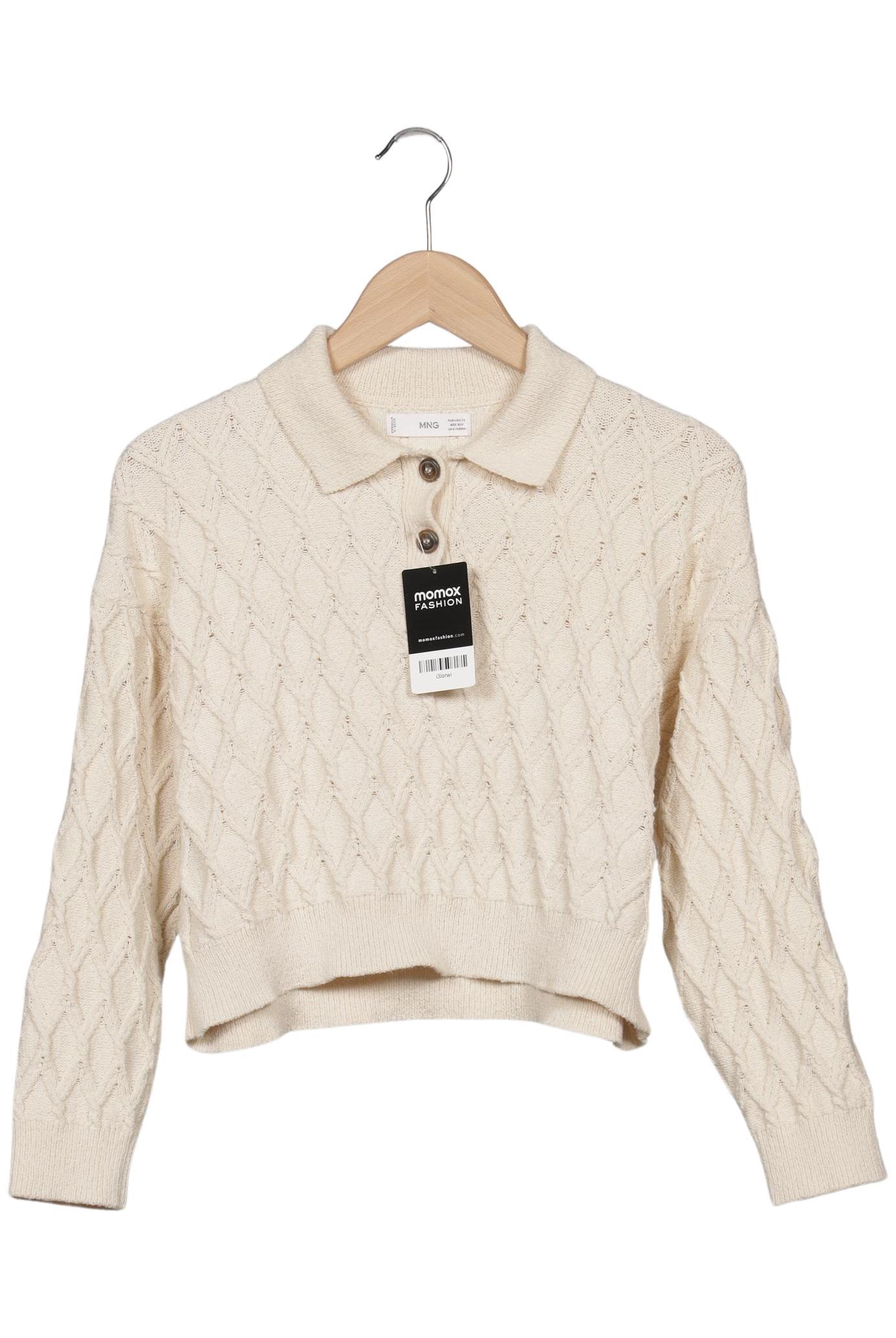 

Mango Damen Pullover, cremeweiß, Gr. 34