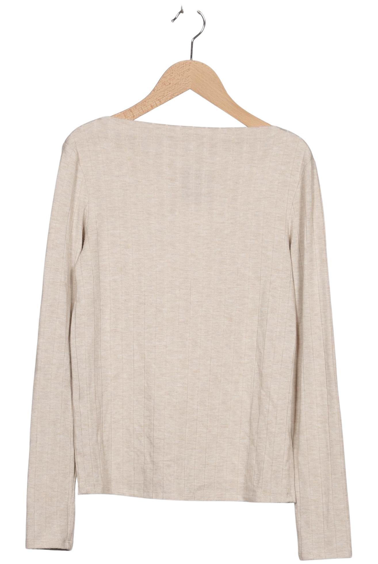 

Mango Damen Pullover, beige, Gr. 38