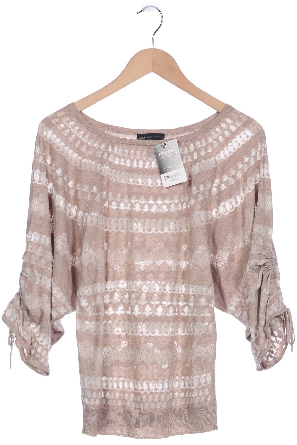 

Mango Damen Pullover, beige, Gr. 38