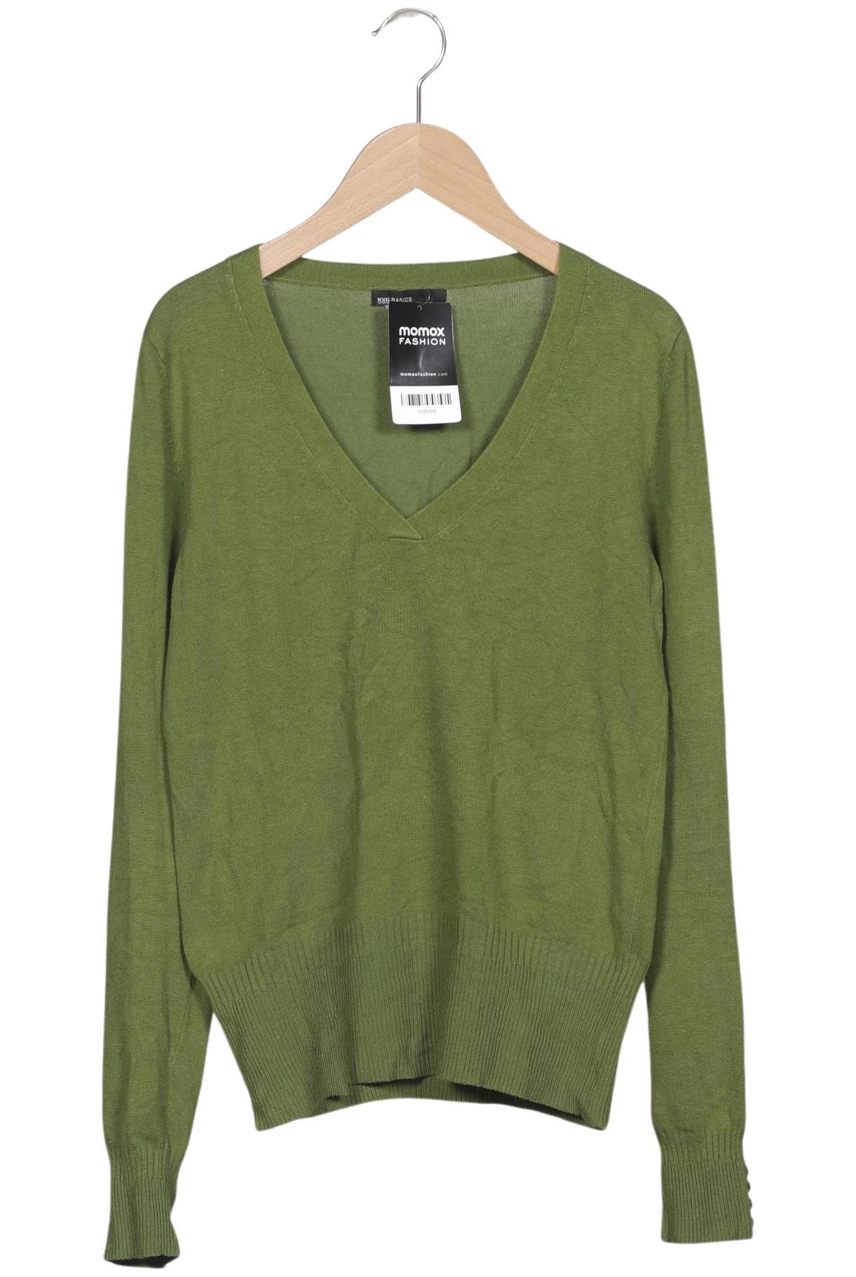 

Mango Damen Pullover, grün, Gr. 42