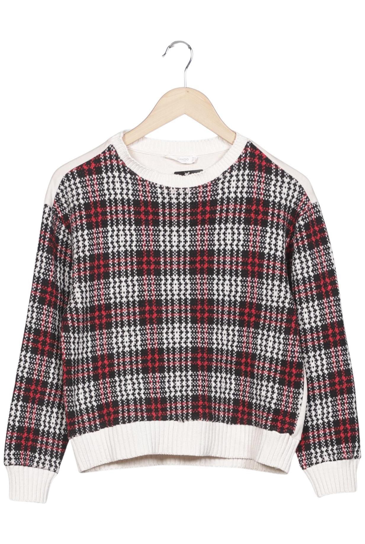 

Mango Damen Pullover, weiß, Gr. 36