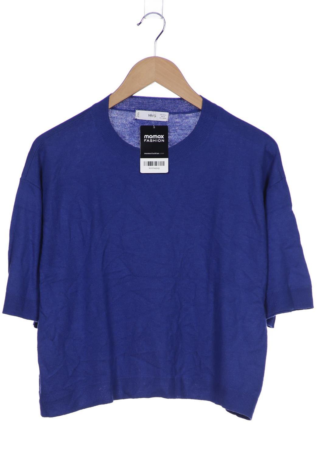 

Mango Damen Pullover, blau, Gr. 38