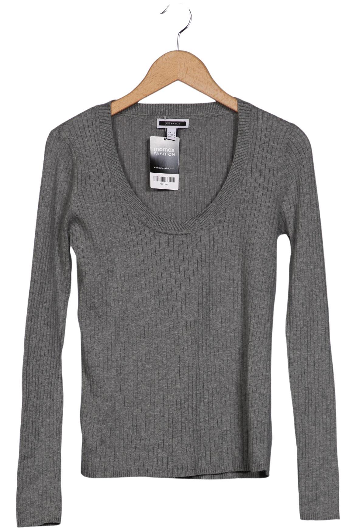 

Mango Damen Pullover, grau, Gr. 42