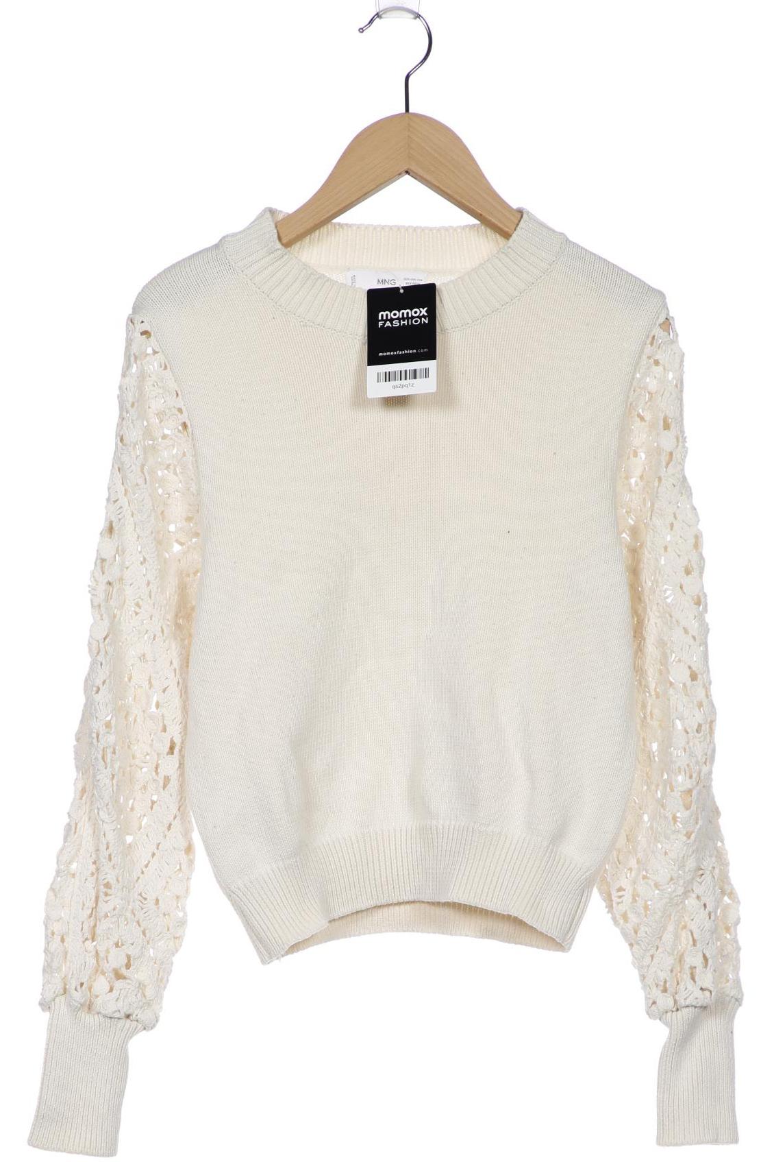 

MANGO Damen Pullover, cremeweiß