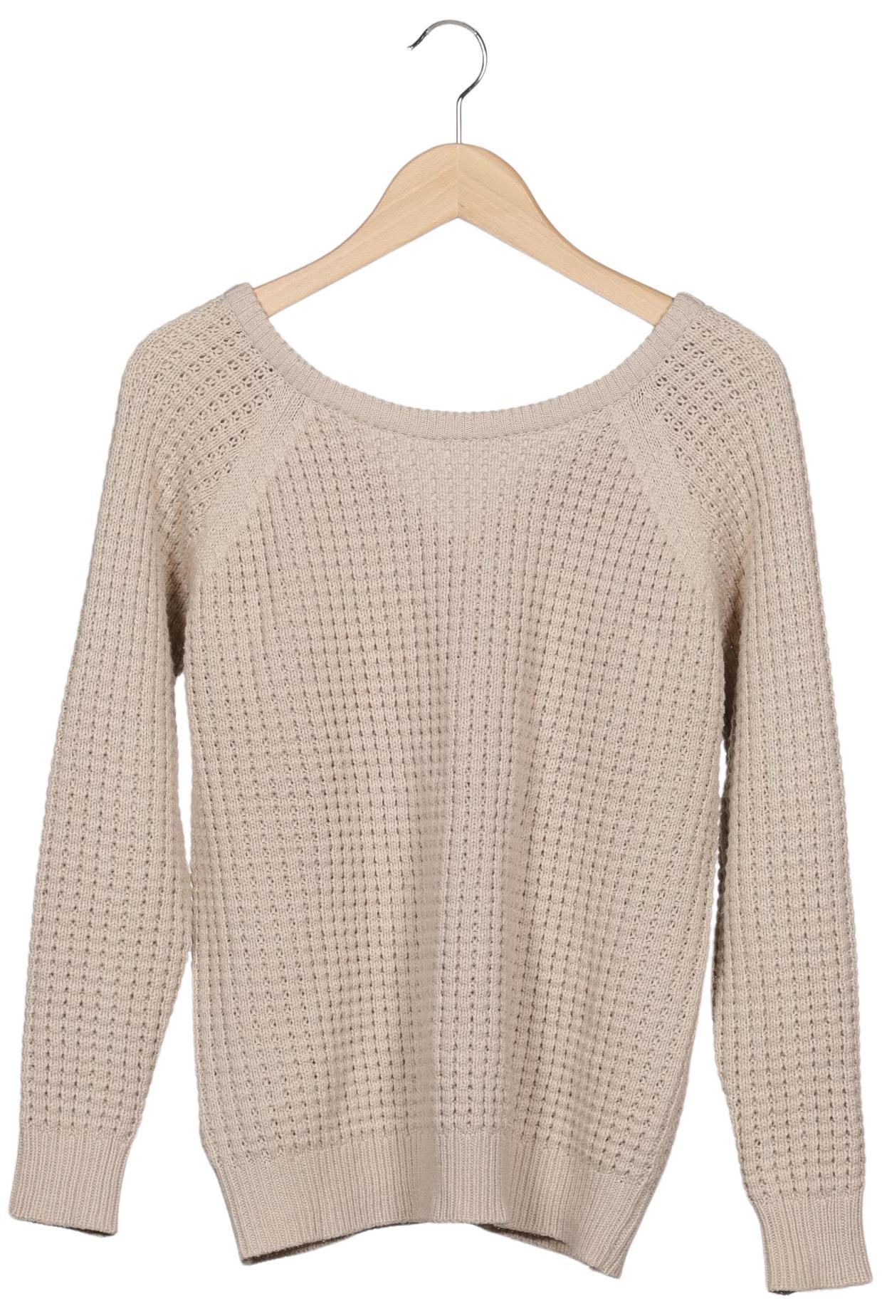 

Mango Damen Pullover, beige, Gr. 36
