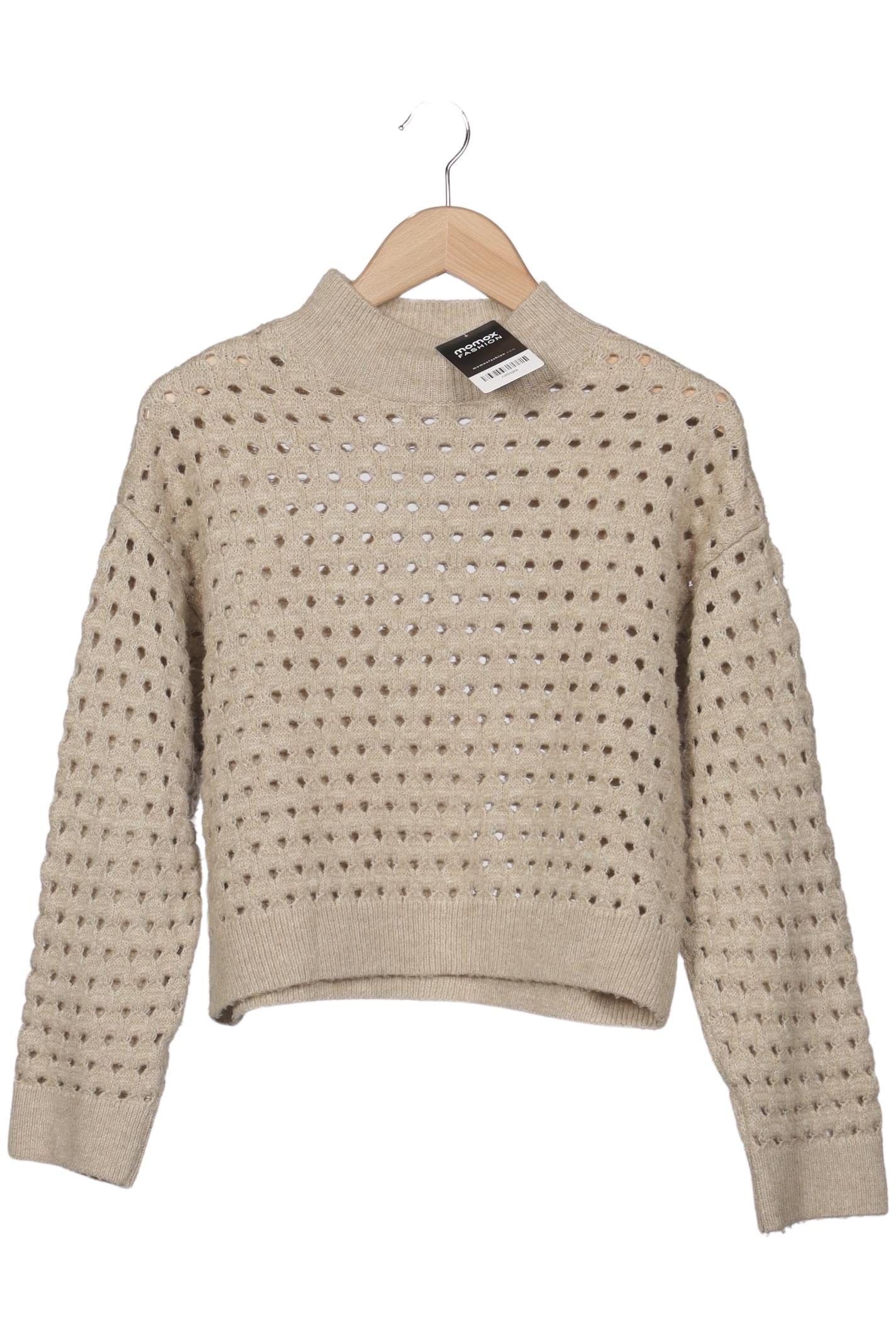 

Mango Damen Pullover, beige, Gr. 36