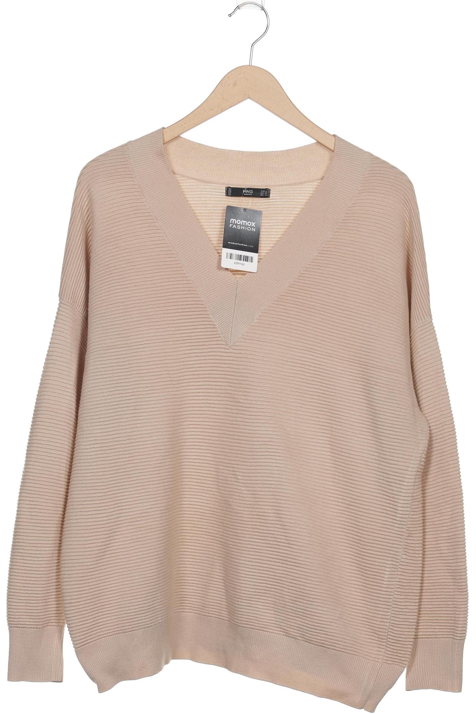 

Mango Damen Pullover, beige, Gr. 36