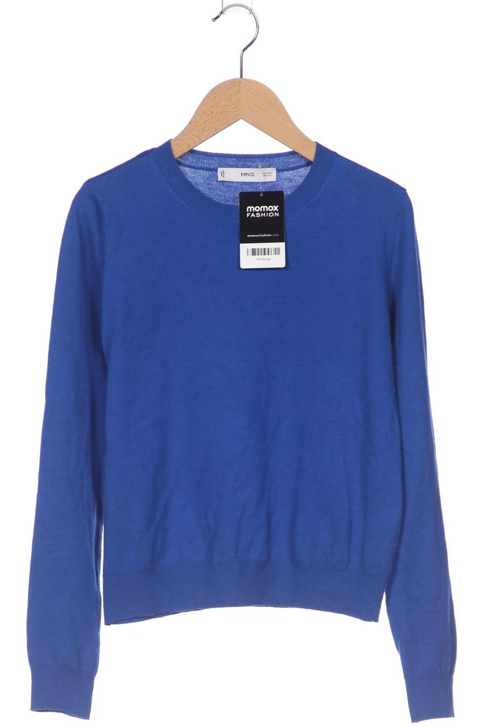 

Mango Damen Pullover, blau, Gr. 36