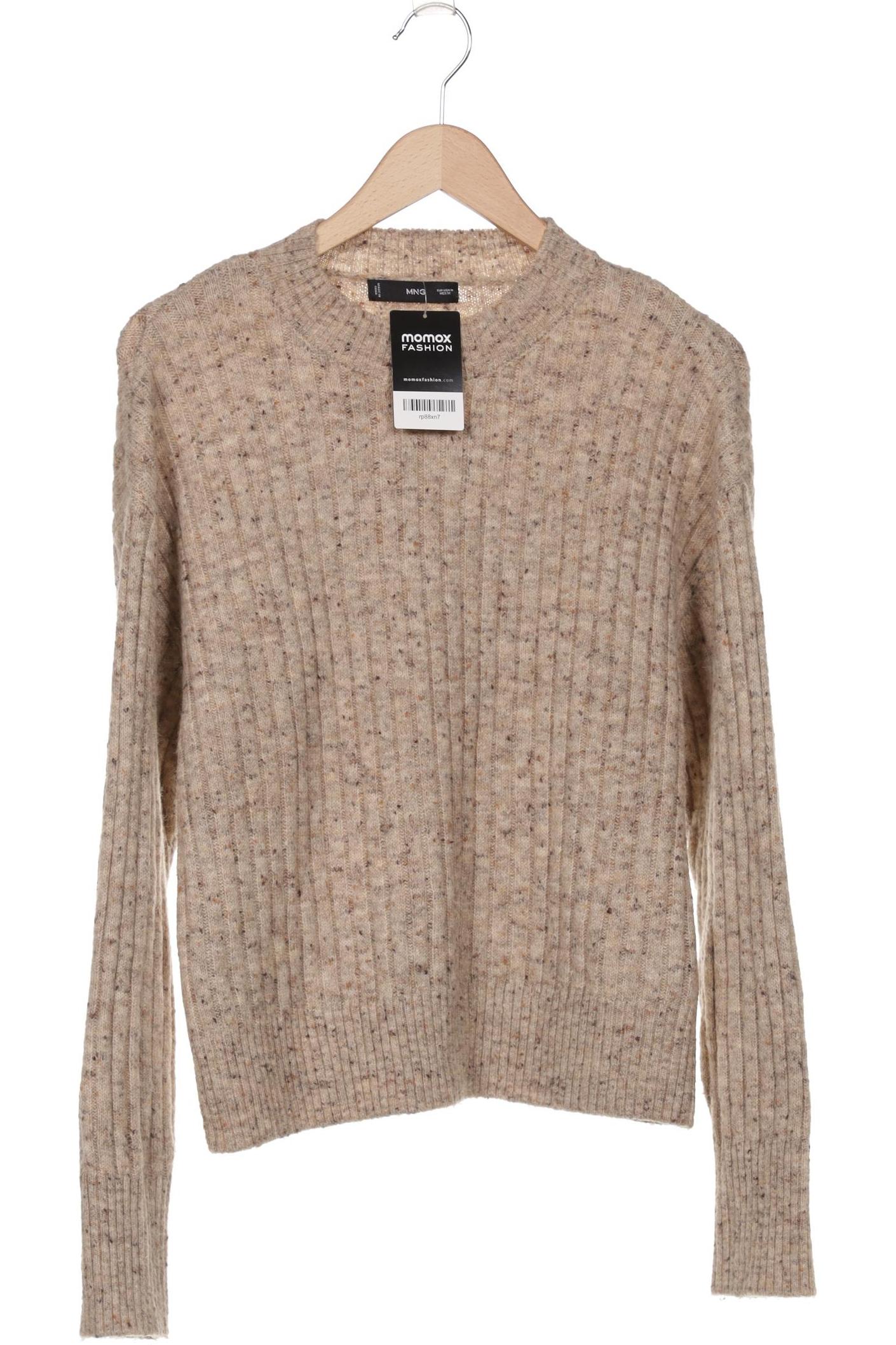 

Mango Damen Pullover, beige, Gr. 38