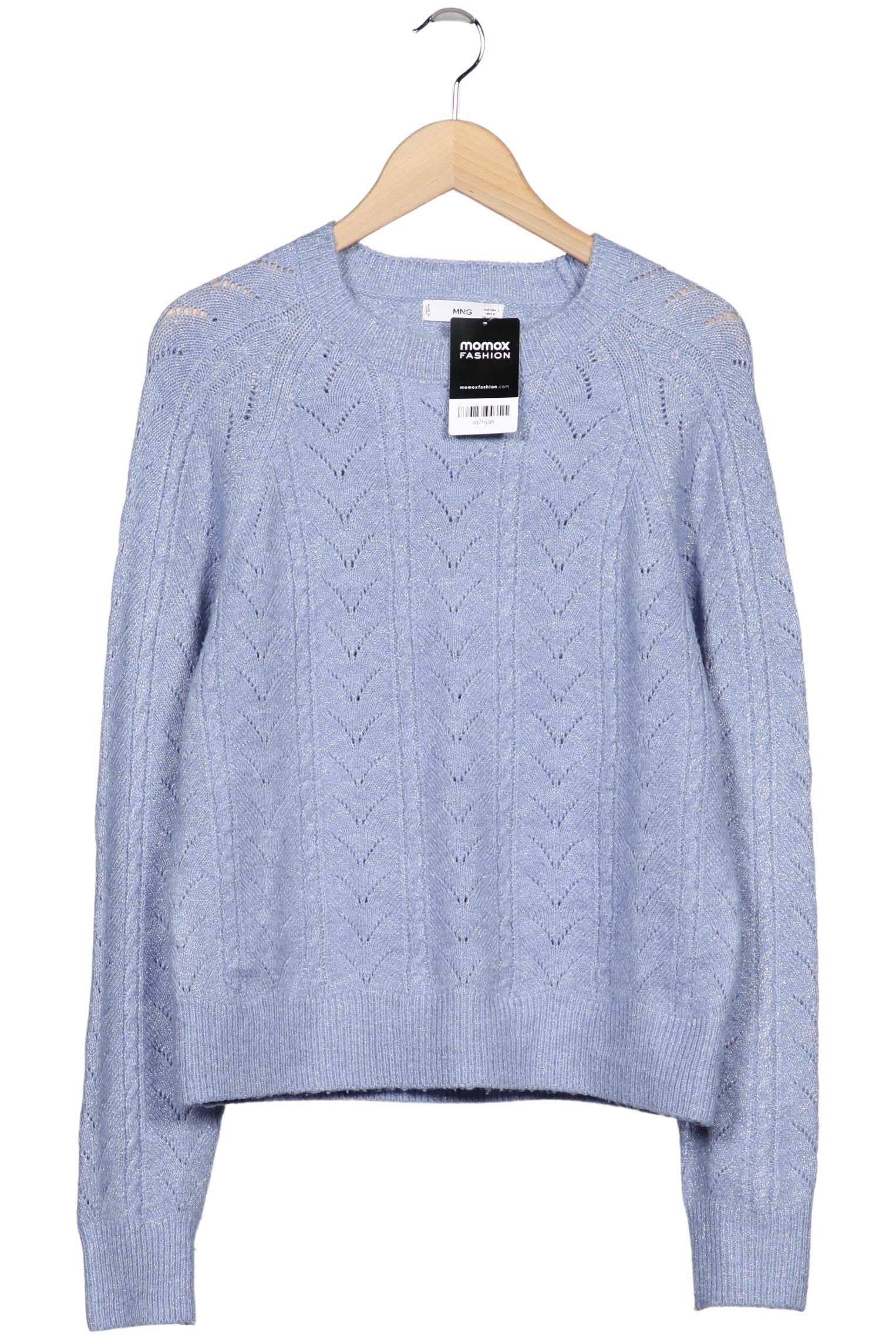 

Mango Damen Pullover, hellblau, Gr. 38
