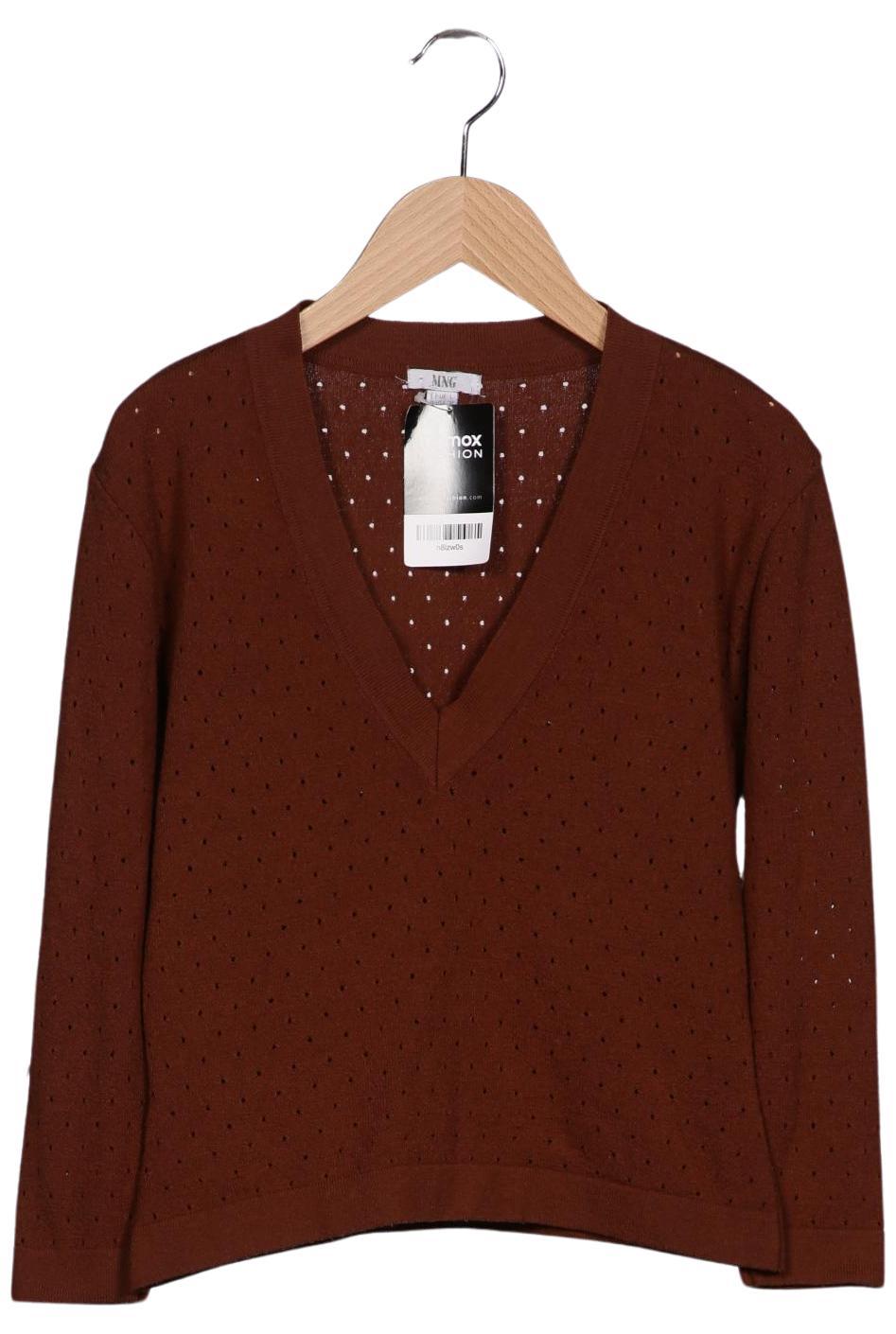 

Mango Damen Pullover, braun, Gr. 38