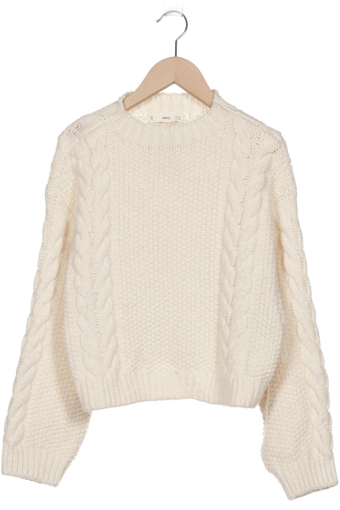 

Mango Damen Pullover, cremeweiß, Gr. 36