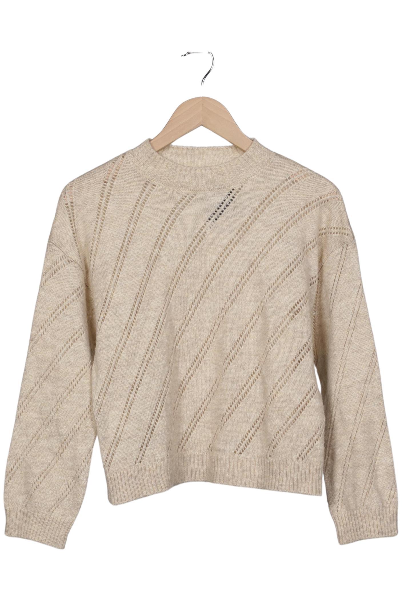 

Mango Damen Pullover, beige, Gr. 38