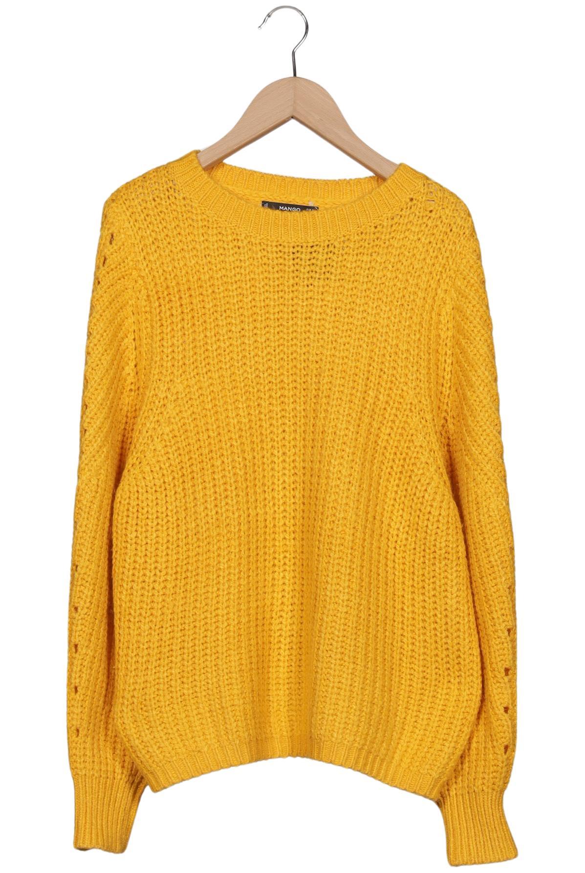 

Mango Damen Pullover, gelb, Gr. 36