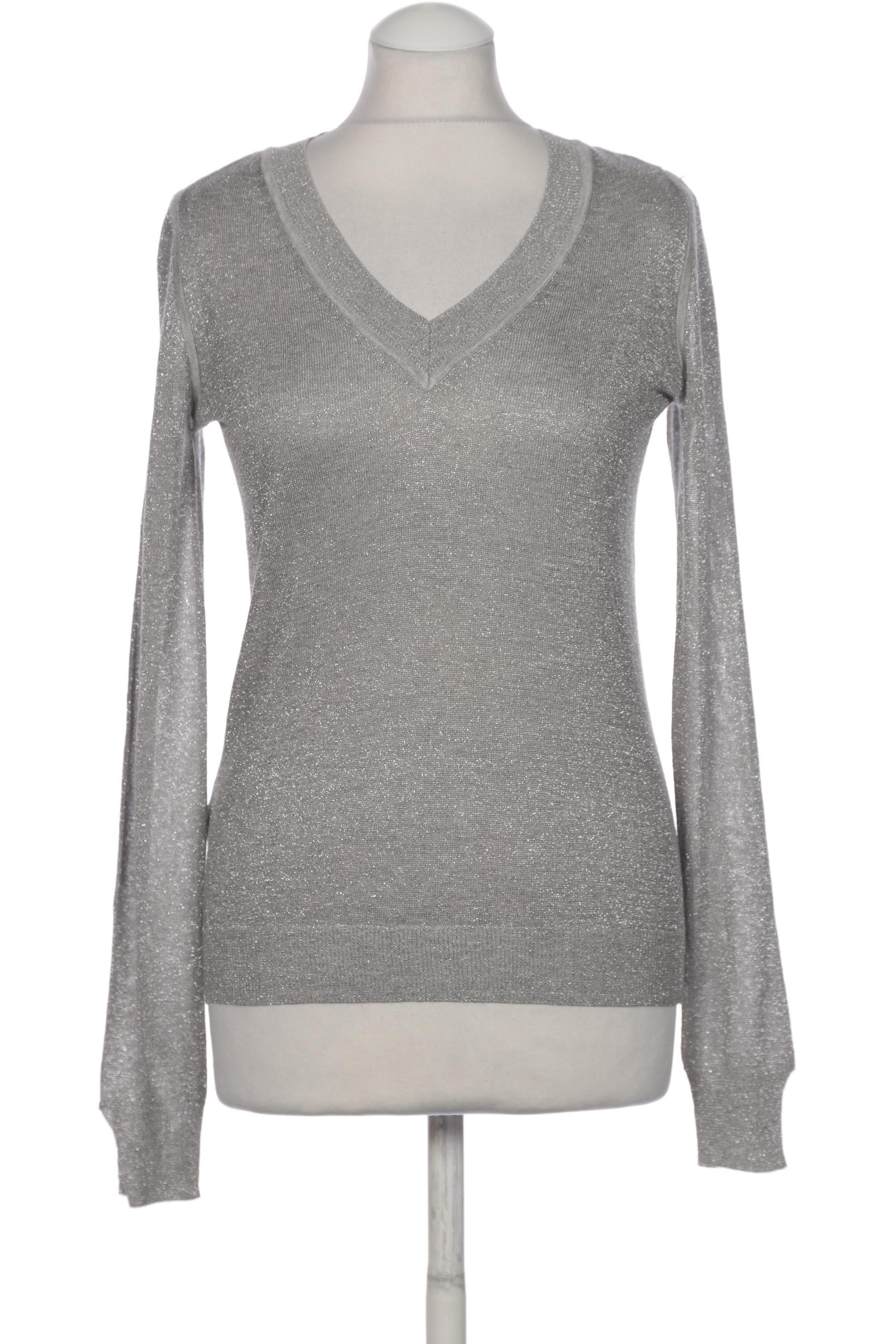 

Mango Damen Pullover, silber, Gr. 36