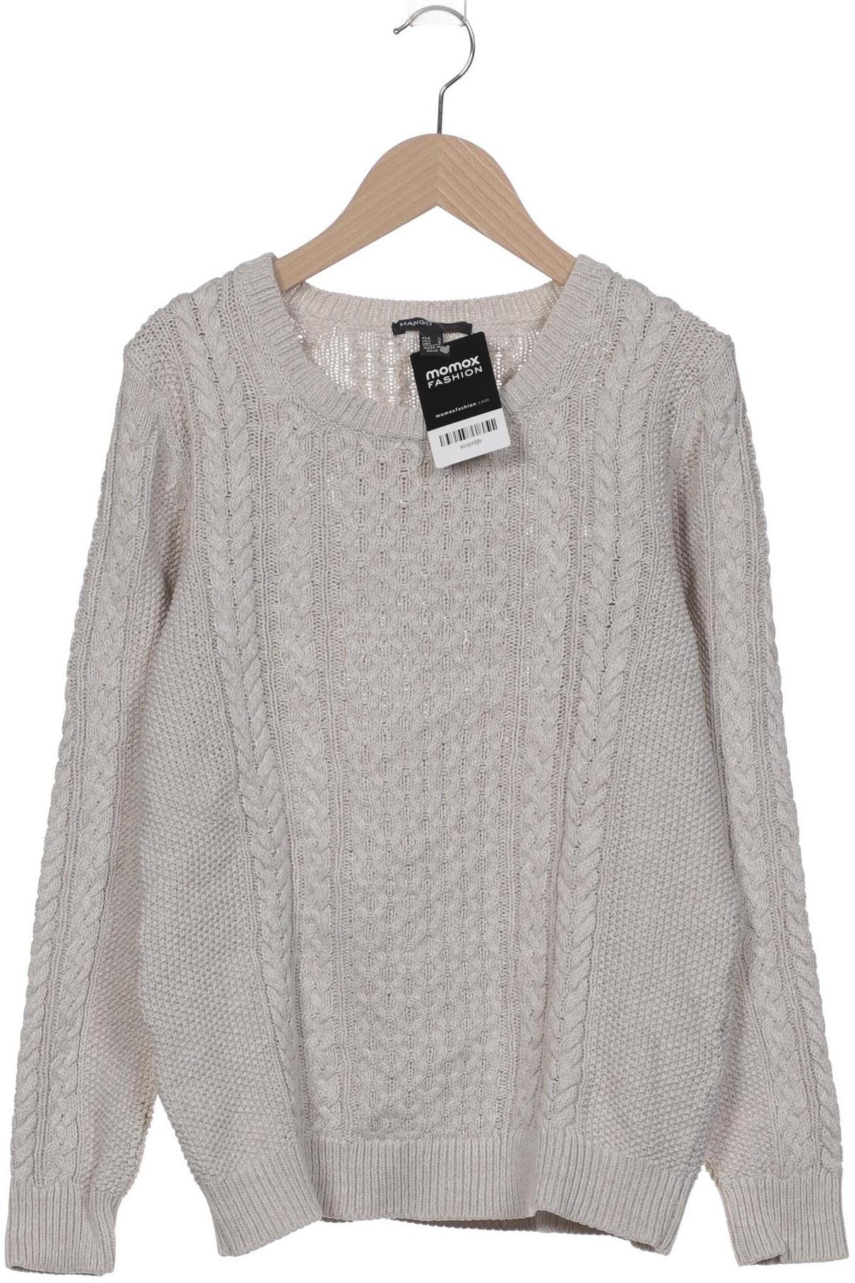 

Mango Damen Pullover, beige, Gr. 42