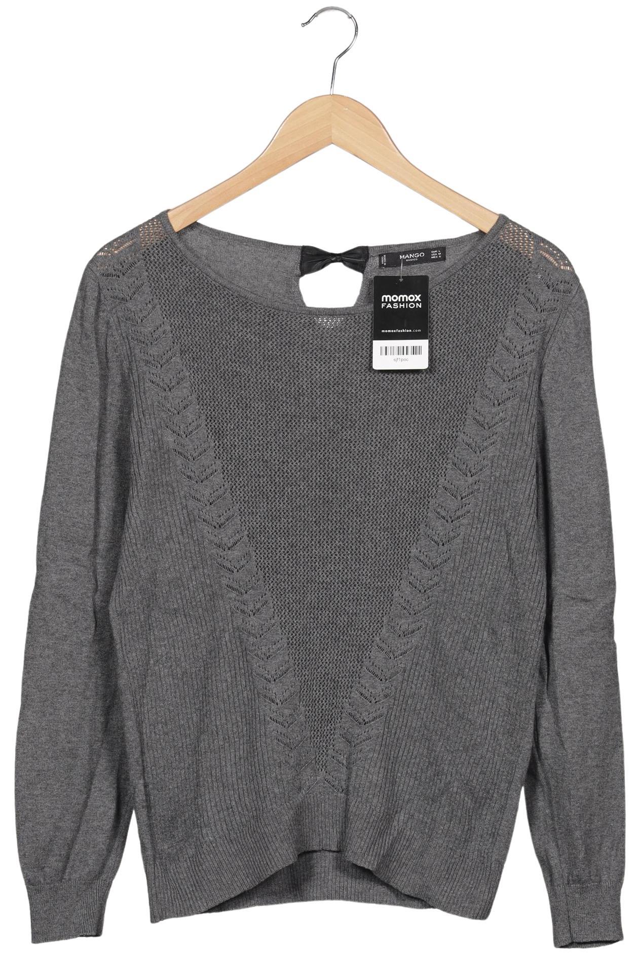

Mango Damen Pullover, grau, Gr. 42