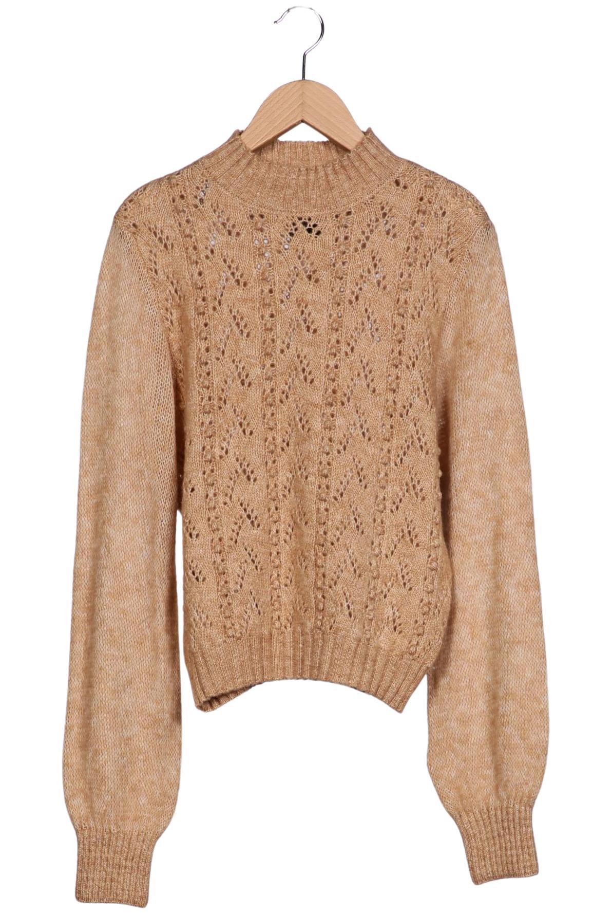 

Mango Damen Pullover, beige, Gr. 36