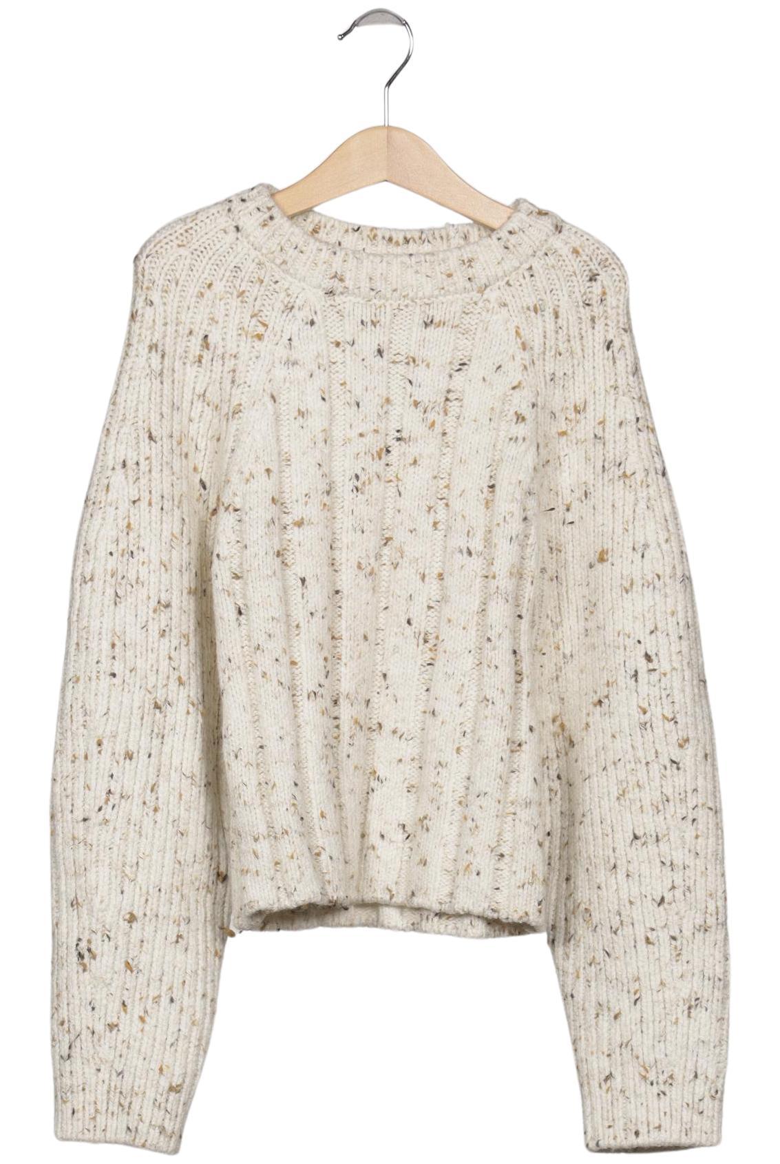 

Mango Damen Pullover, cremeweiß, Gr. 32